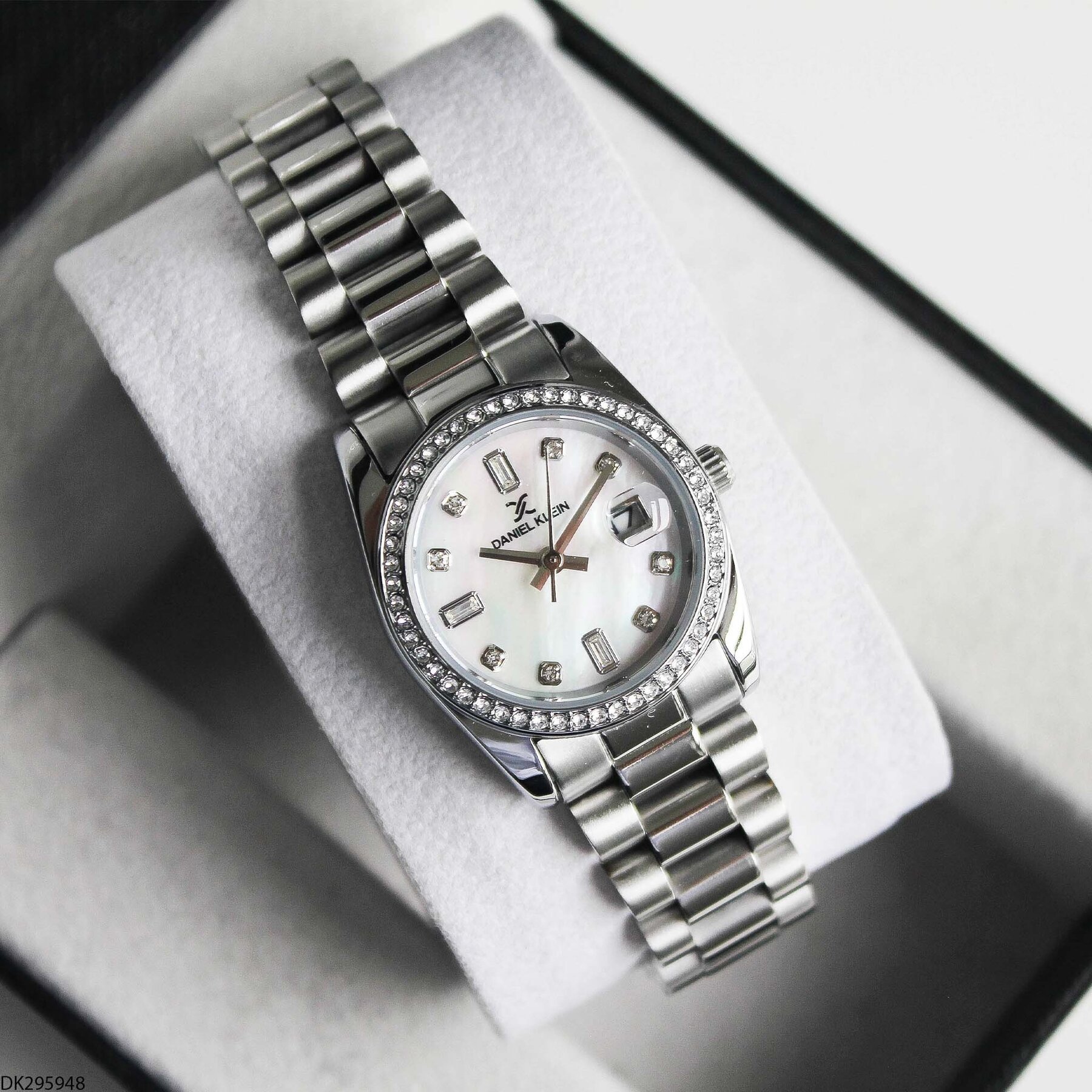 Daniel Klein DK327359 Leather Strap Women Watch