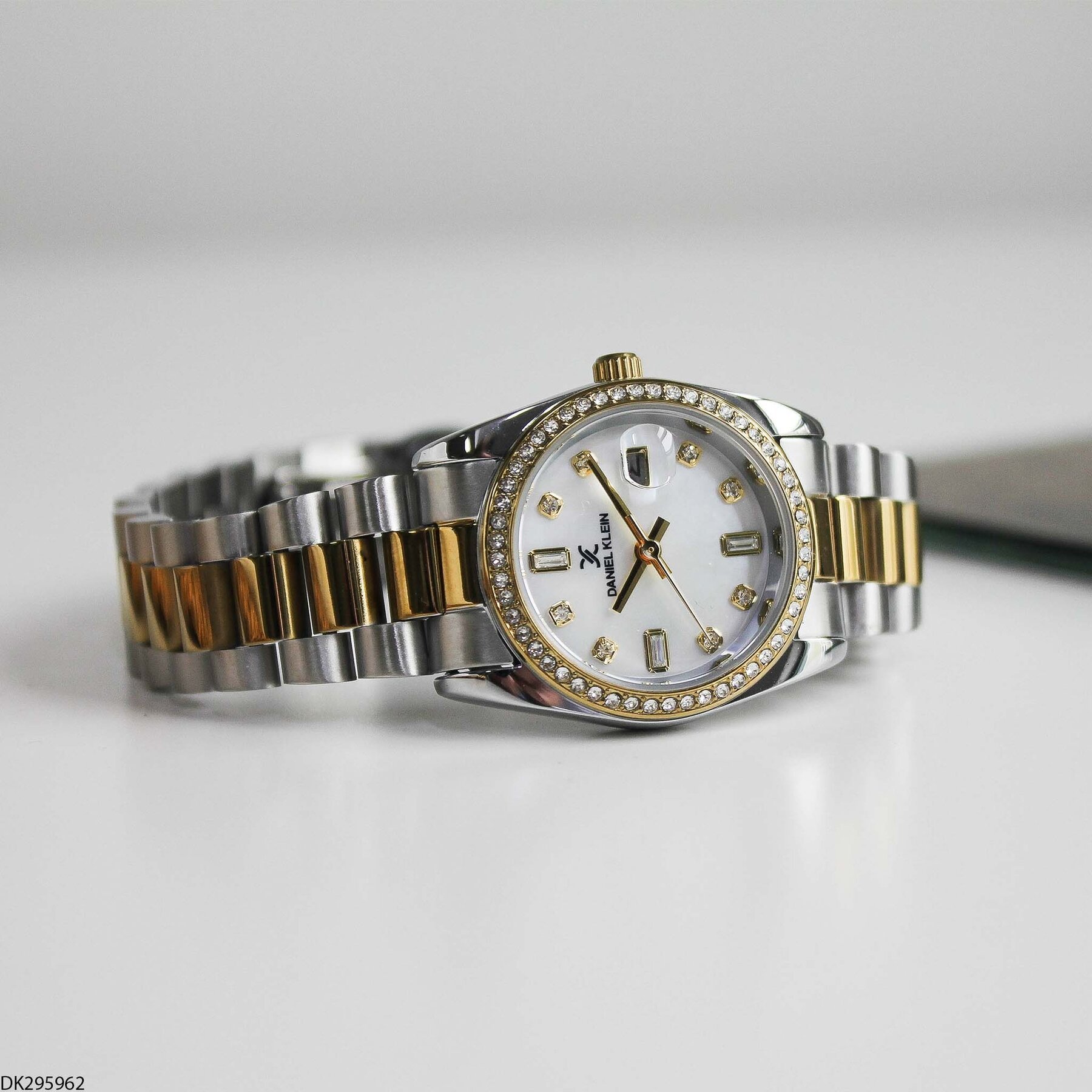 Daniel Klein DK327359 Leather Strap Women Watch