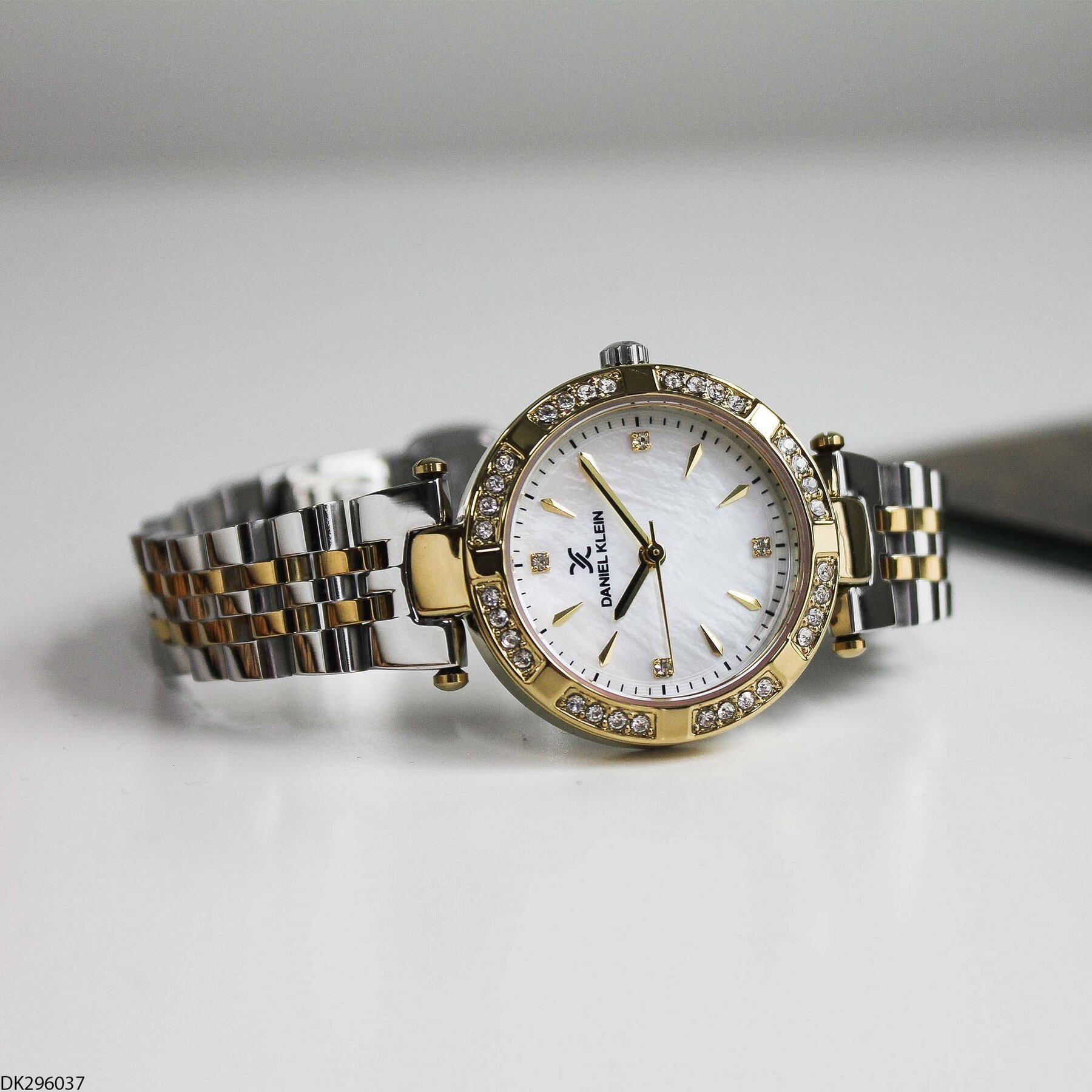 Daniel Klein DK327359 Leather Strap Women Watch