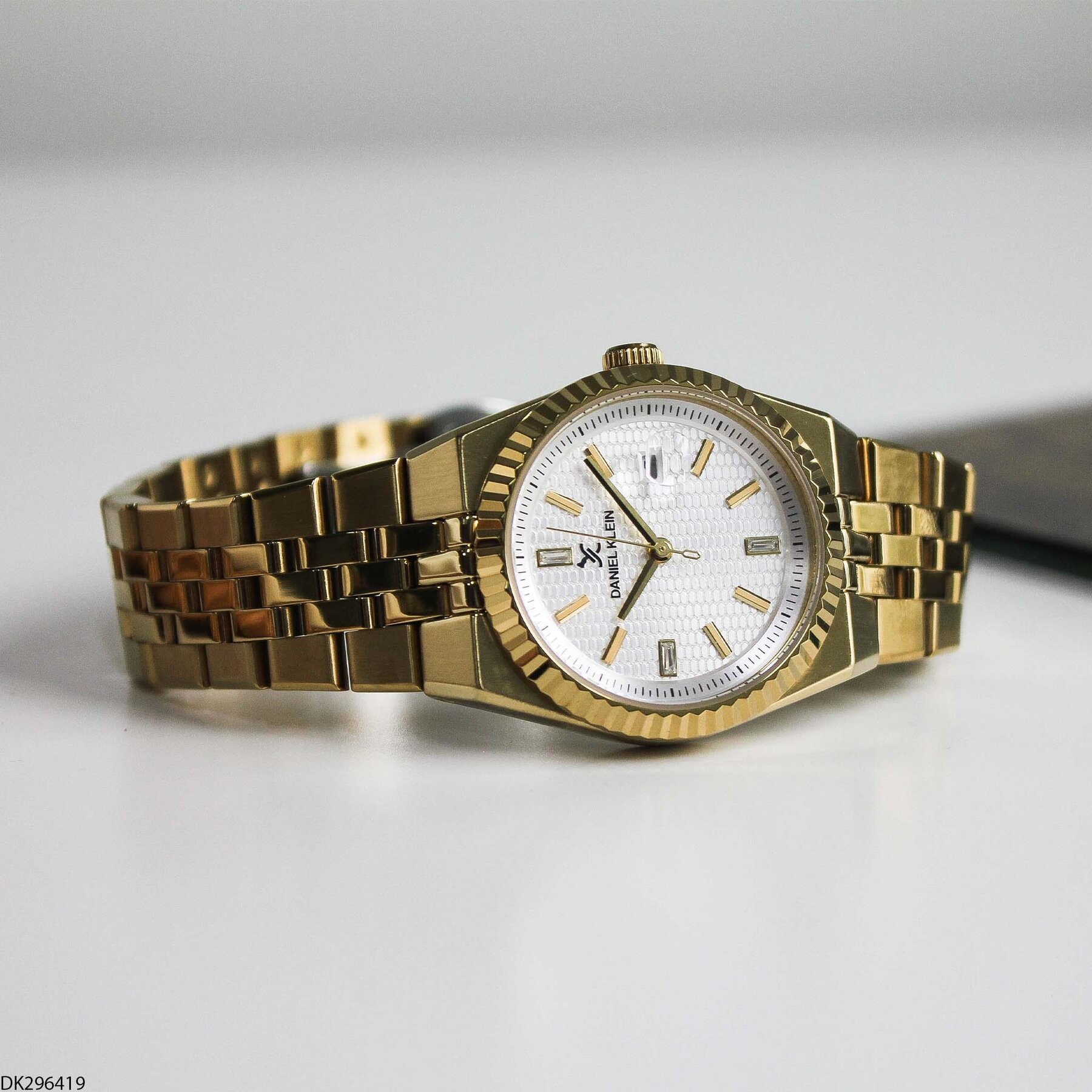 Daniel Klein DK327359 Leather Strap Women Watch