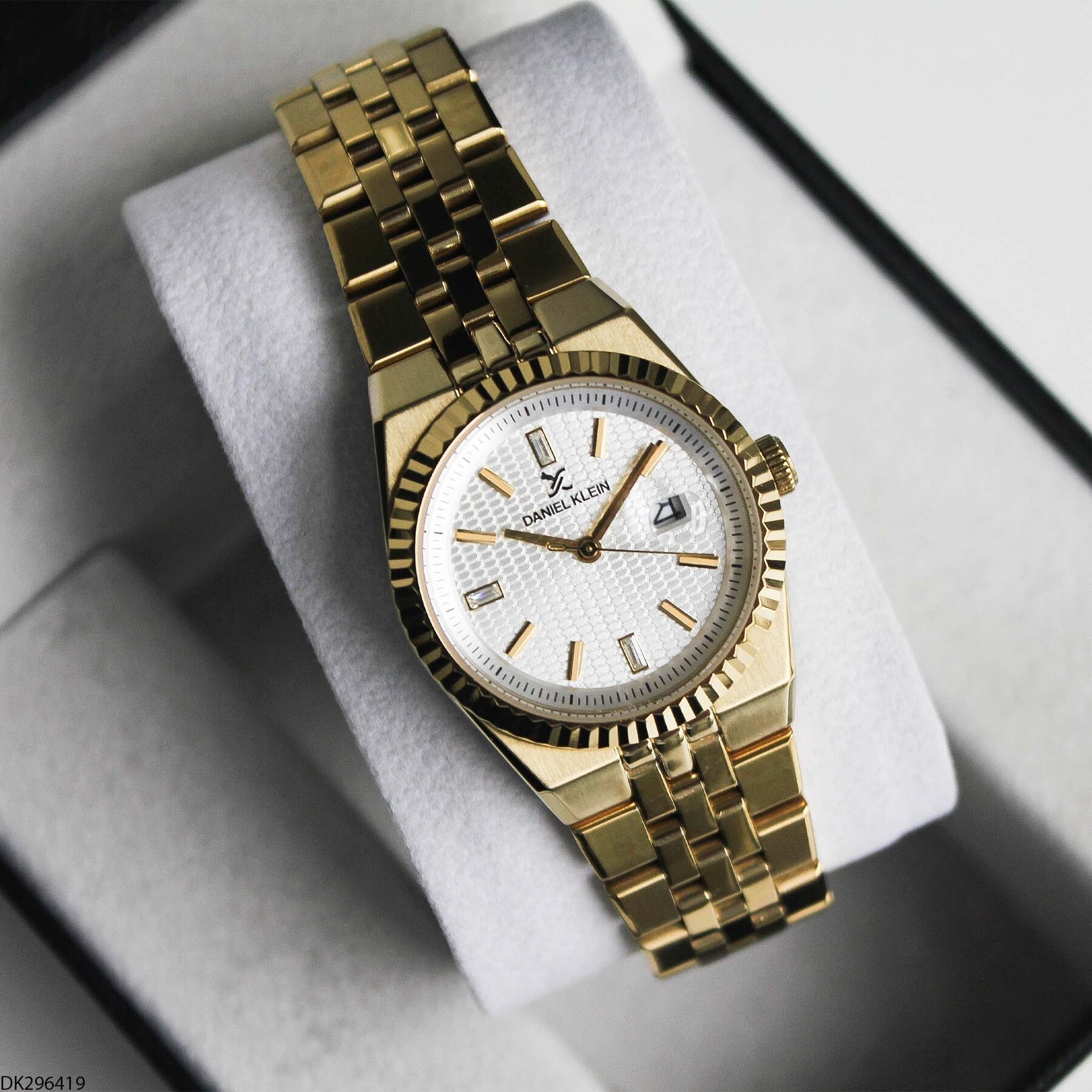 Daniel Klein DK327359 Leather Strap Women Watch