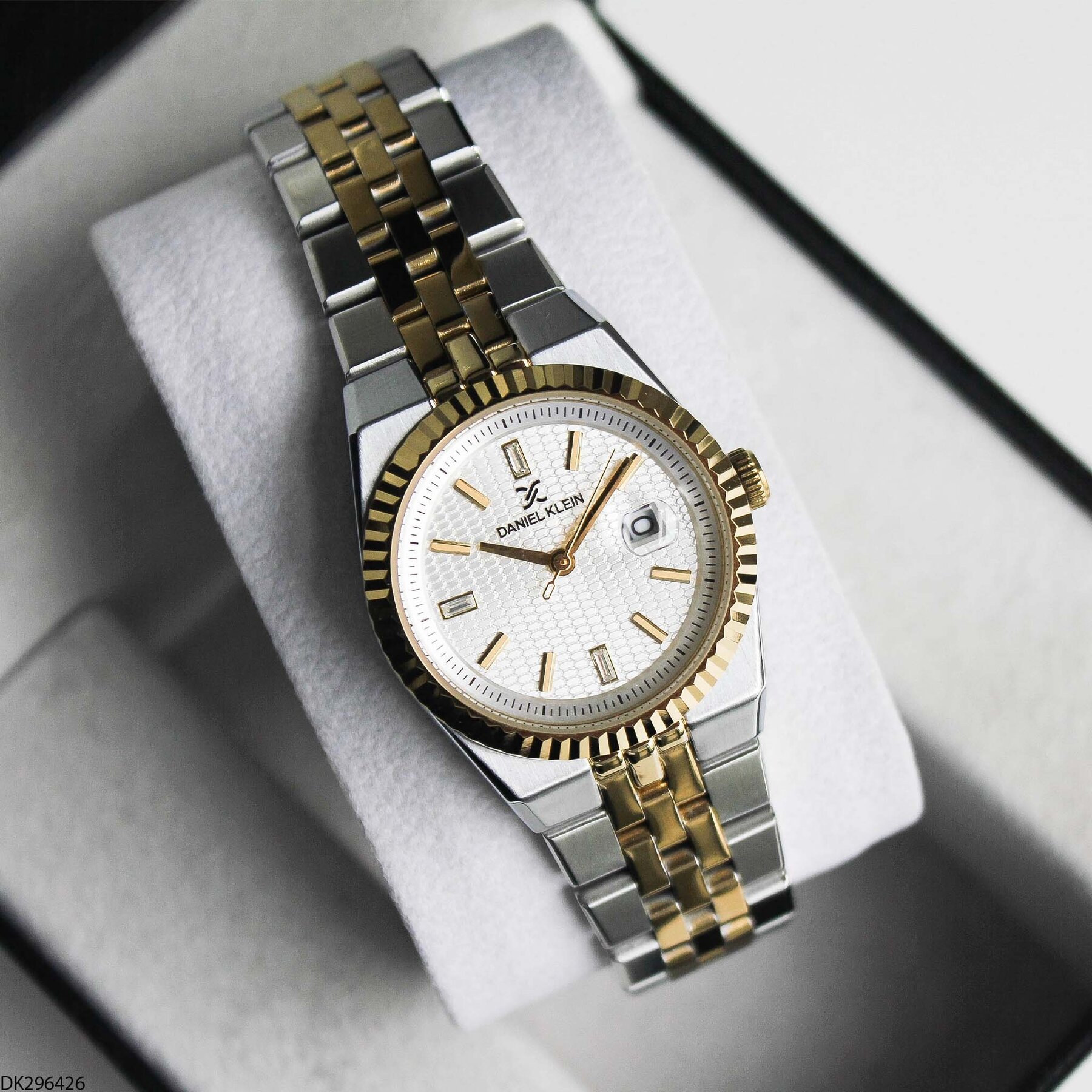 Daniel Klein DK327359 Leather Strap Women Watch