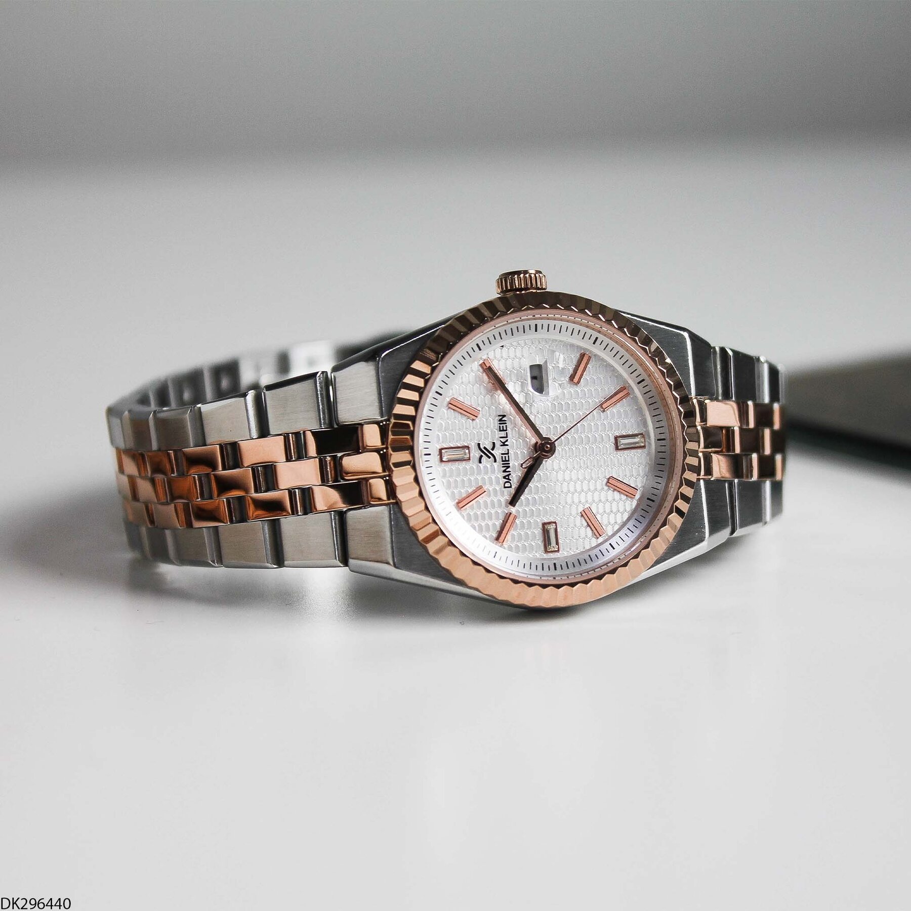 Daniel Klein DK327359 Leather Strap Women Watch