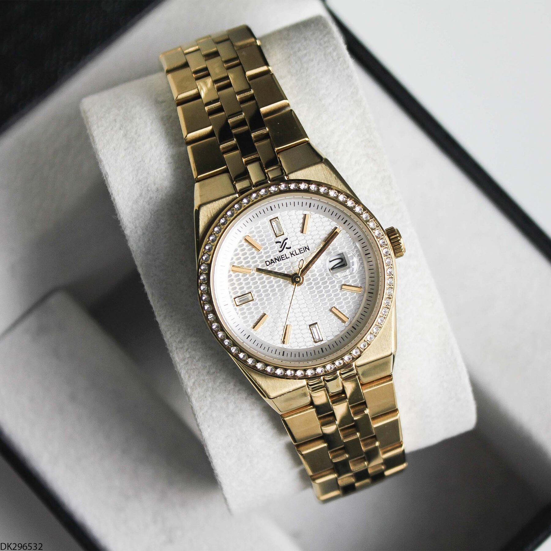 Daniel Klein DK327359 Leather Strap Women Watch