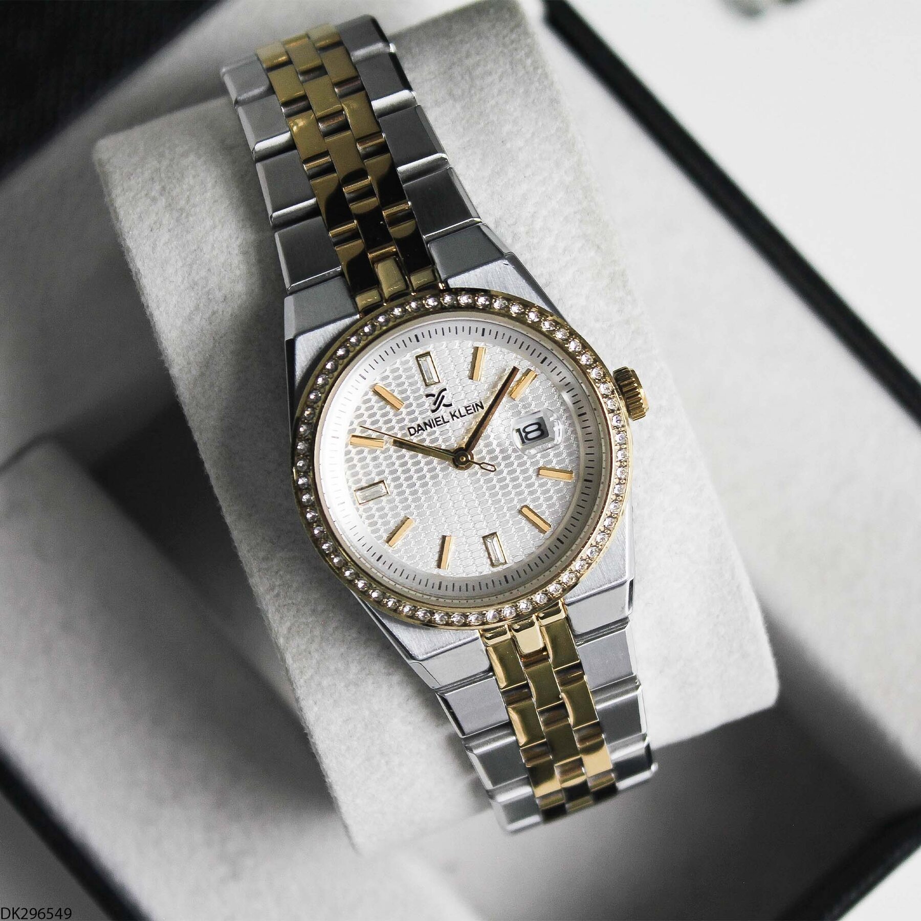 Daniel Klein DK327359 Leather Strap Women Watch