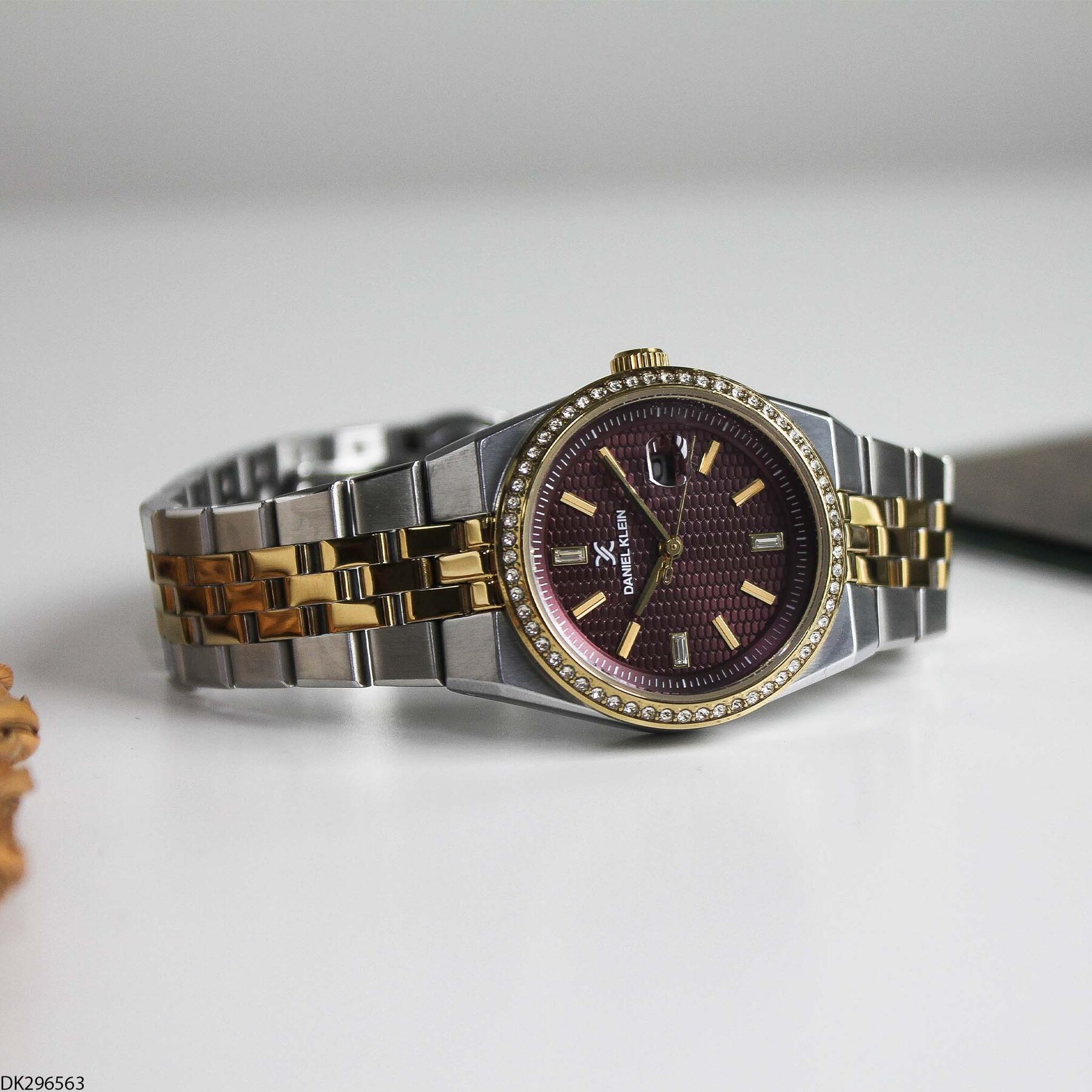 Daniel Klein DK327359 Leather Strap Women Watch