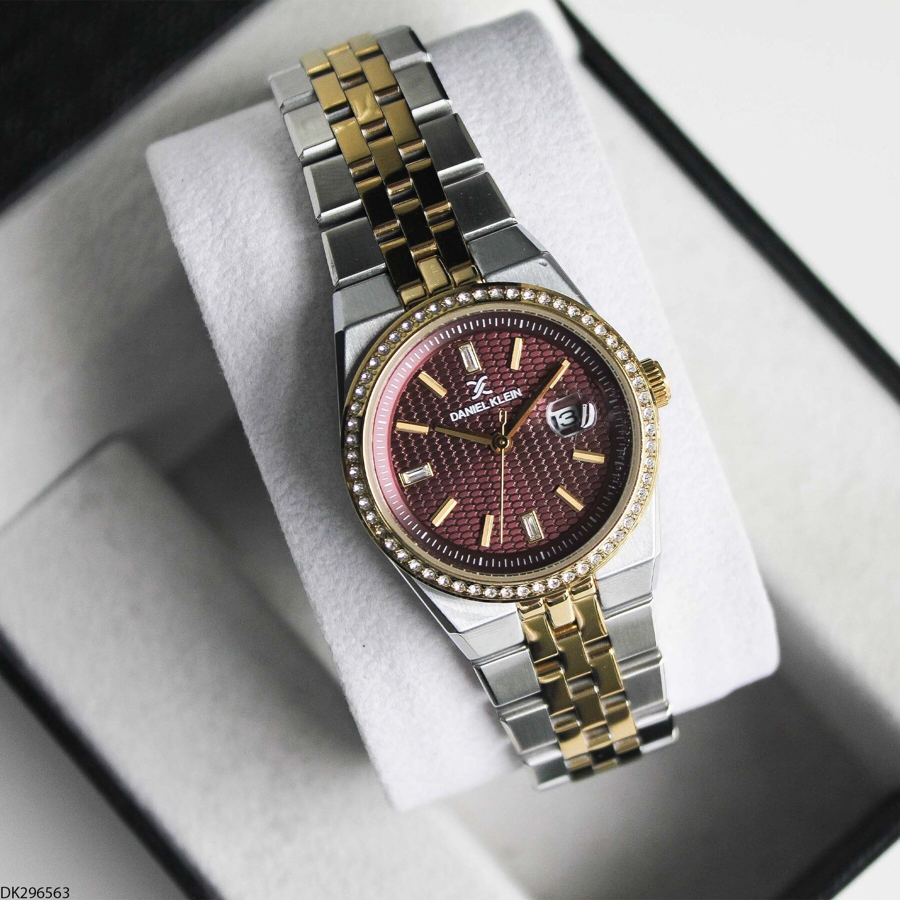 Daniel Klein DK327359 Leather Strap Women Watch