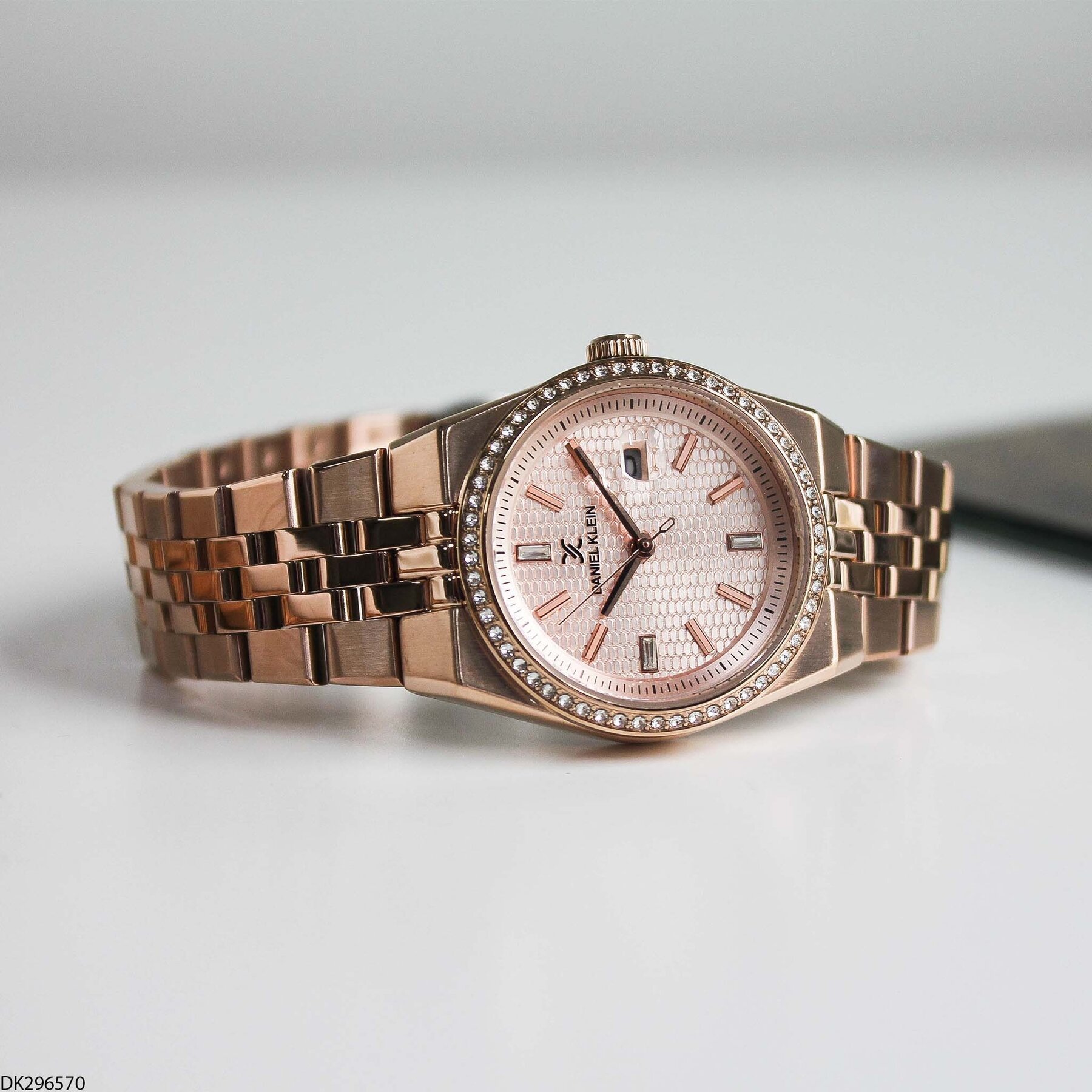 Daniel Klein DK327359 Leather Strap Women Watch