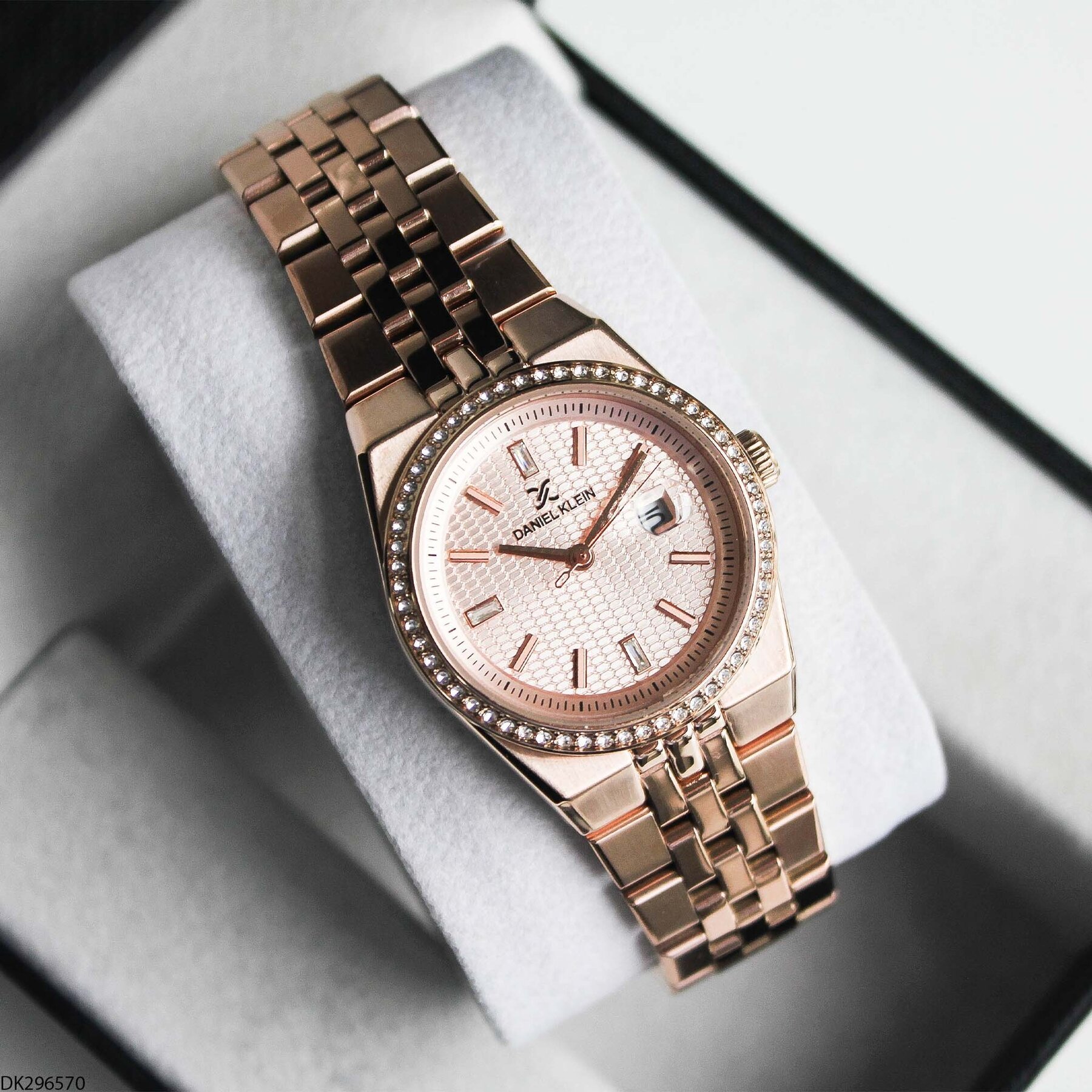 Daniel Klein DK327359 Leather Strap Women Watch