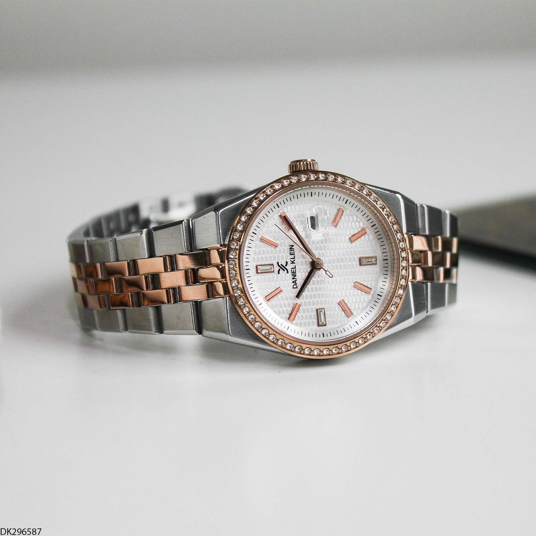 Daniel Klein DK327359 Leather Strap Women Watch