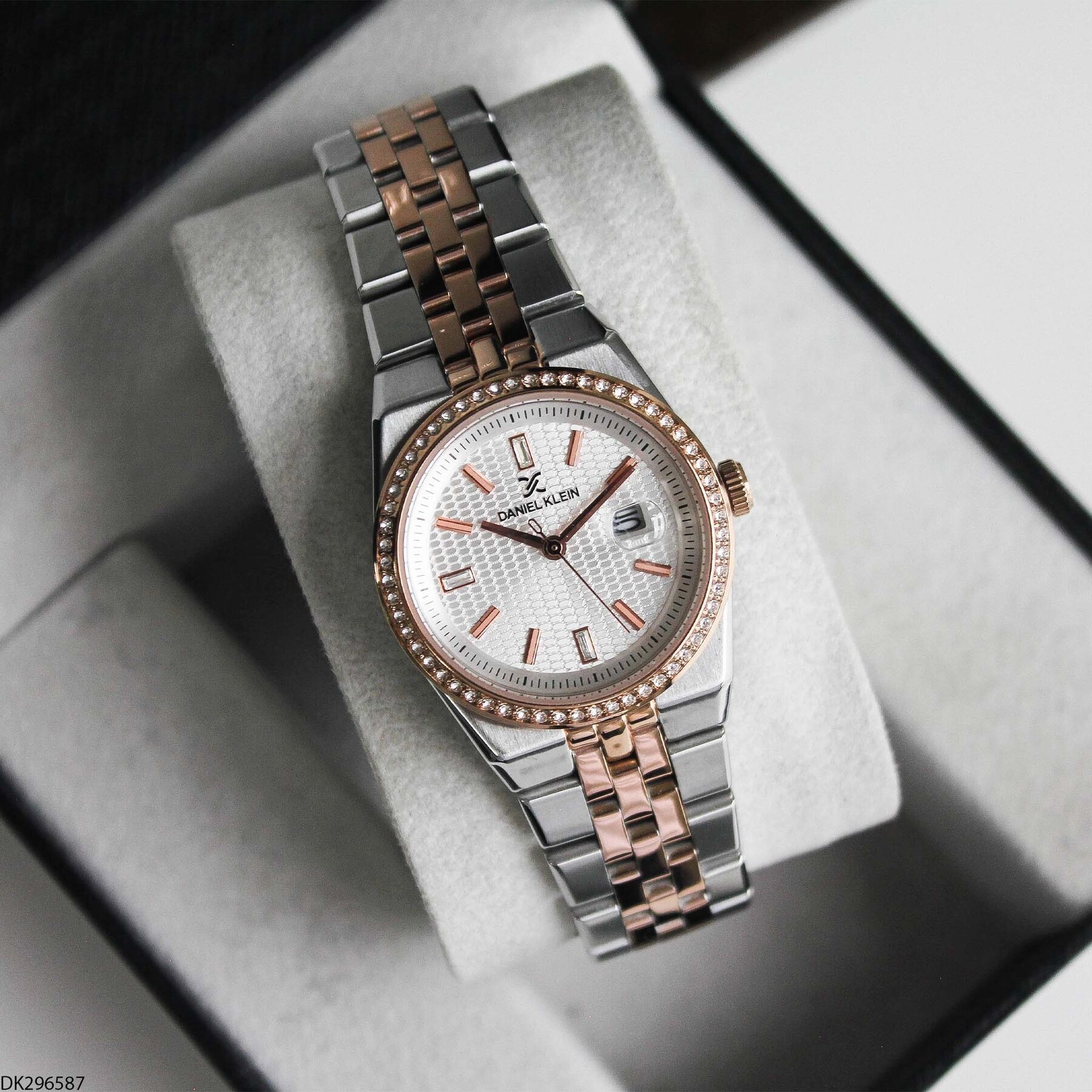 Daniel Klein DK327359 Leather Strap Women Watch