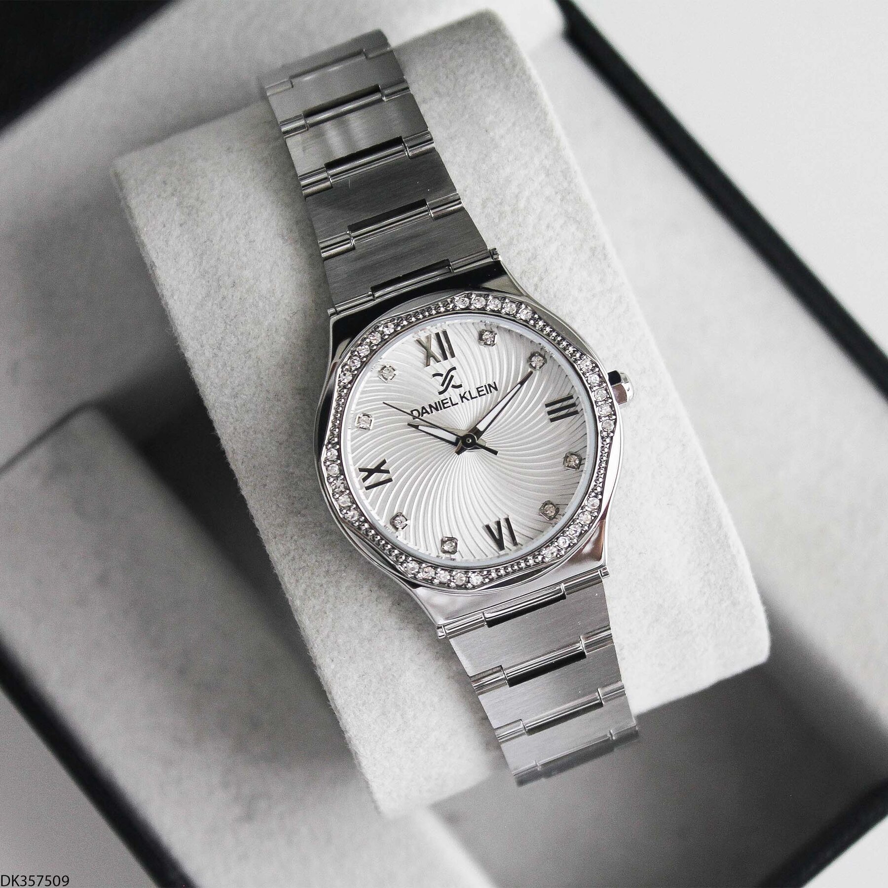 Daniel Klein DK327359 Leather Strap Women Watch