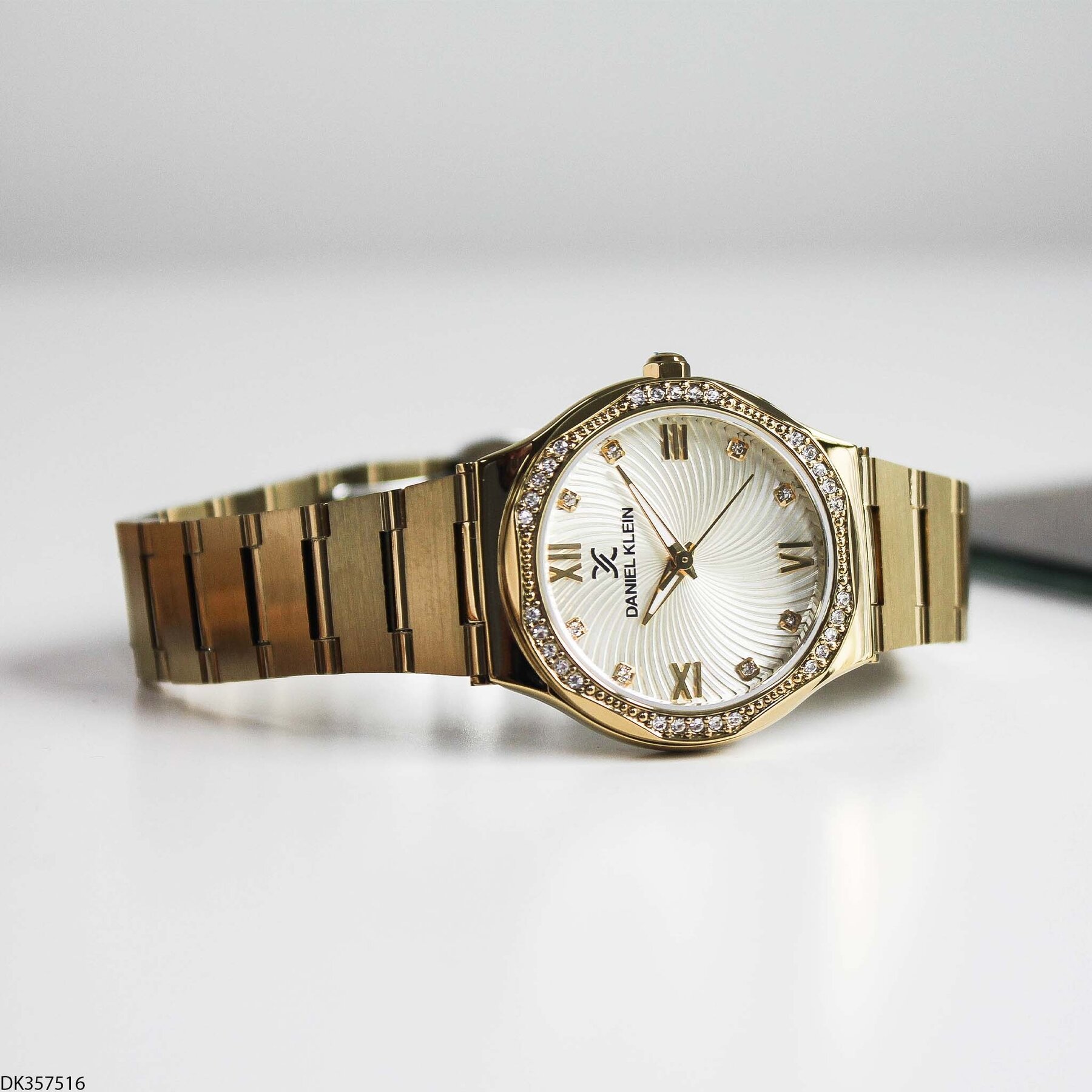 Daniel Klein DK327359 Leather Strap Women Watch