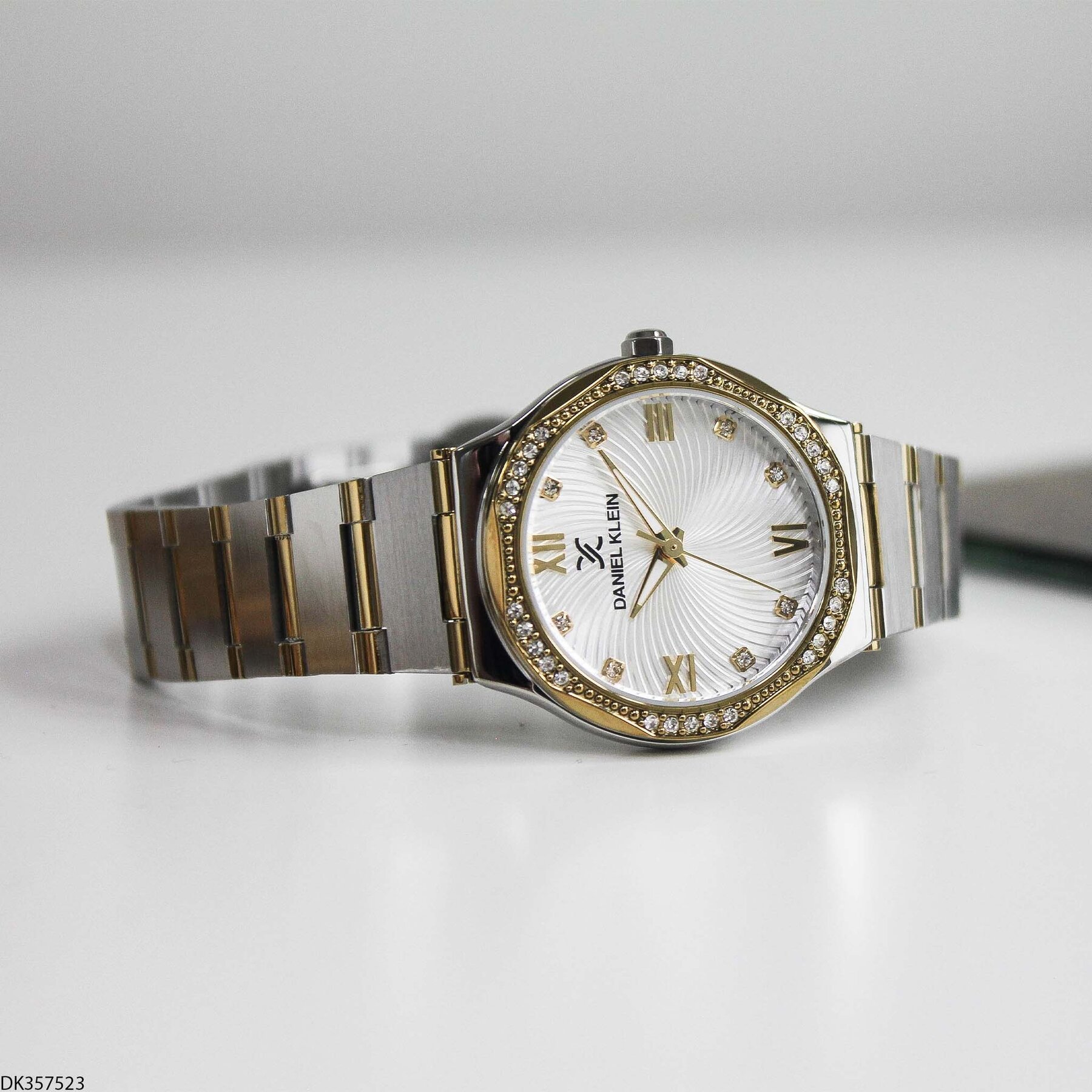 Daniel Klein DK327359 Leather Strap Women Watch