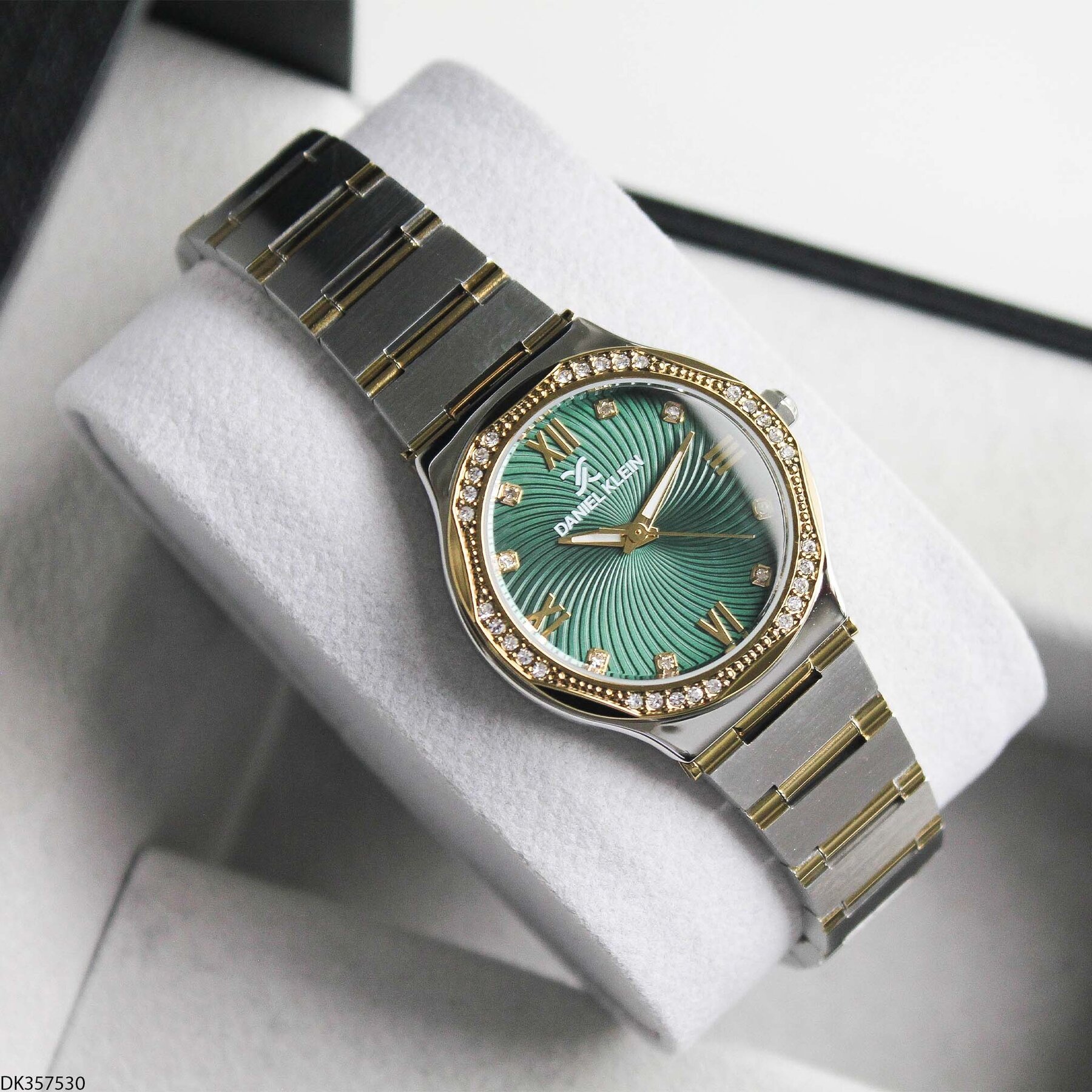 Daniel Klein DK327359 Leather Strap Women Watch