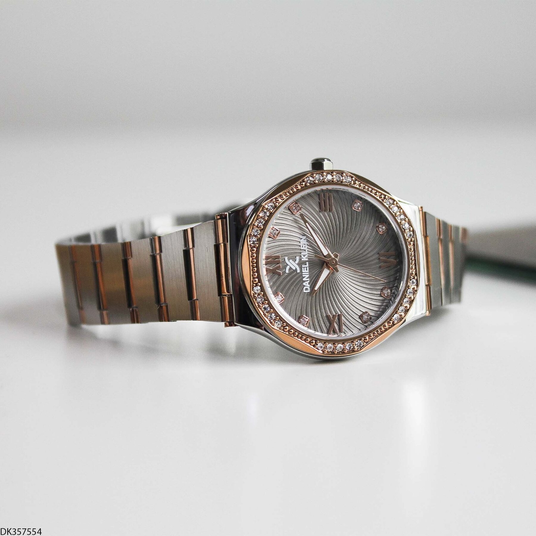 Daniel Klein DK327359 Leather Strap Women Watch