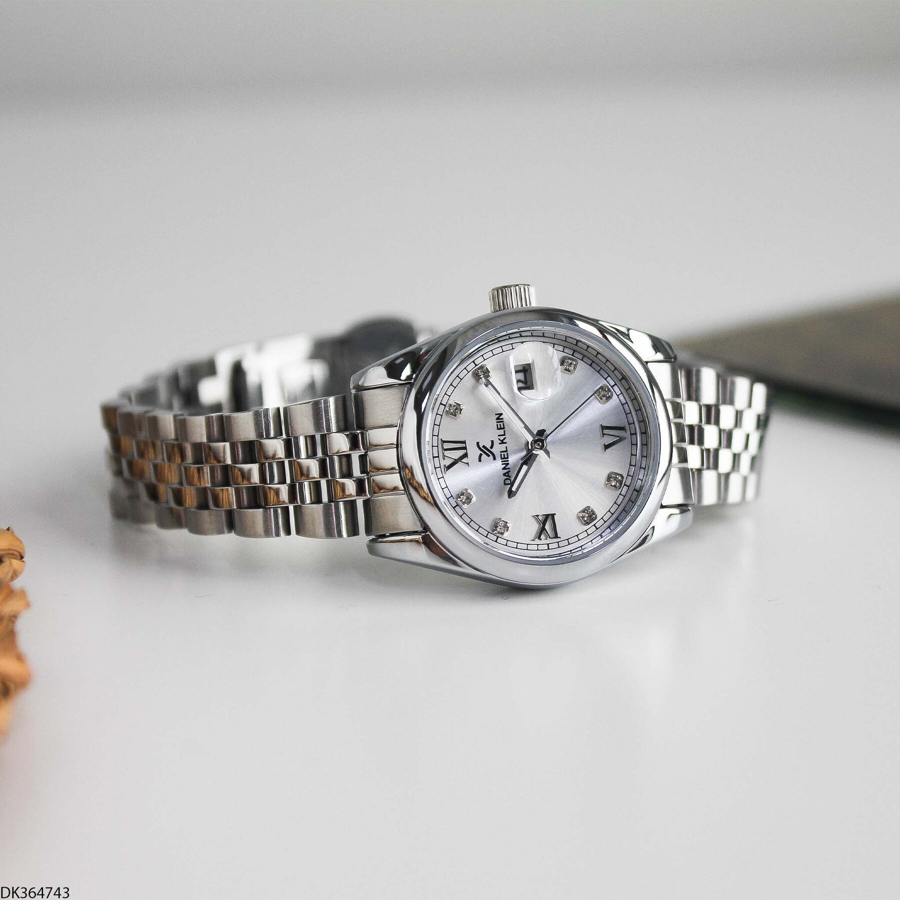 Daniel Klein DK327359 Leather Strap Women Watch