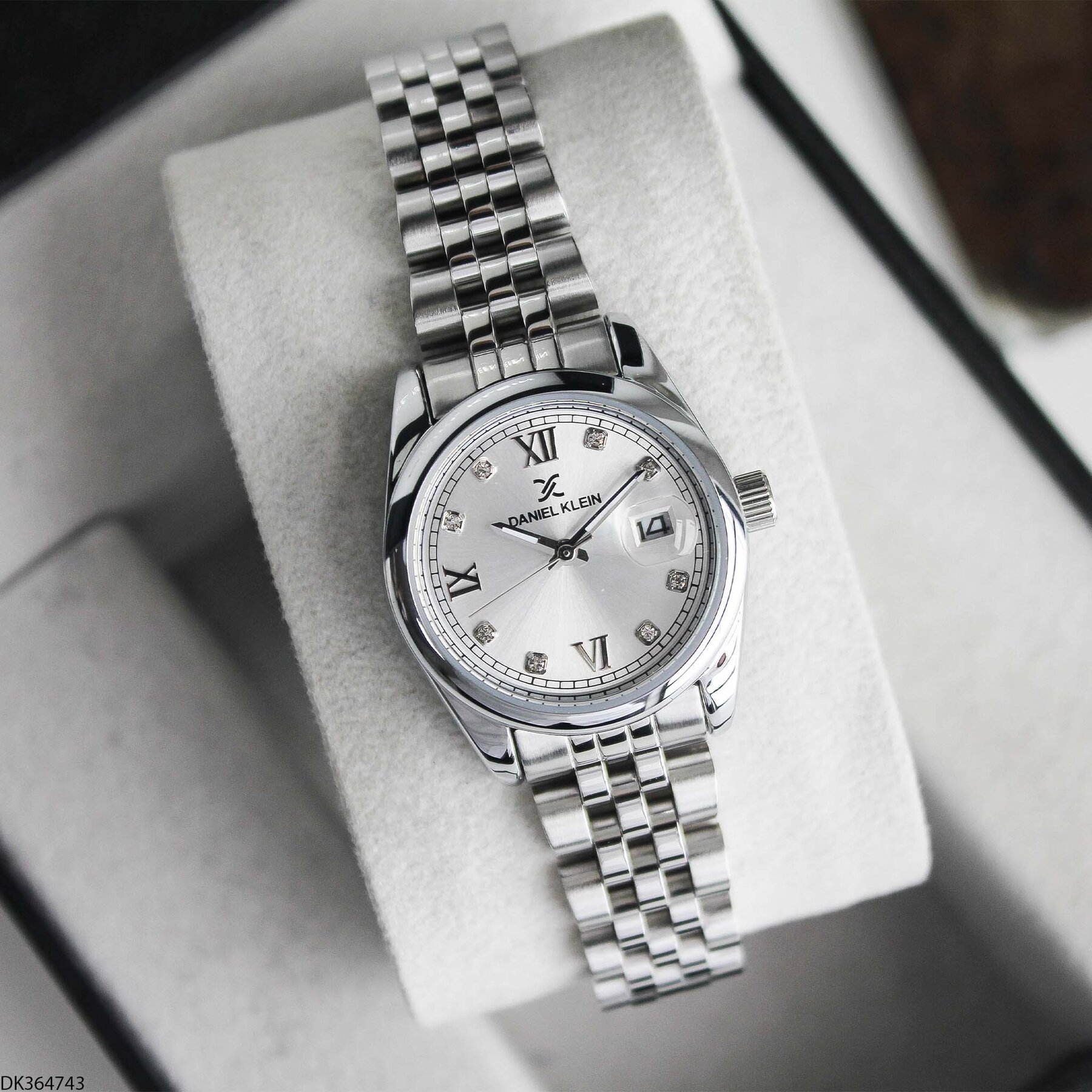 Daniel Klein DK327359 Leather Strap Women Watch