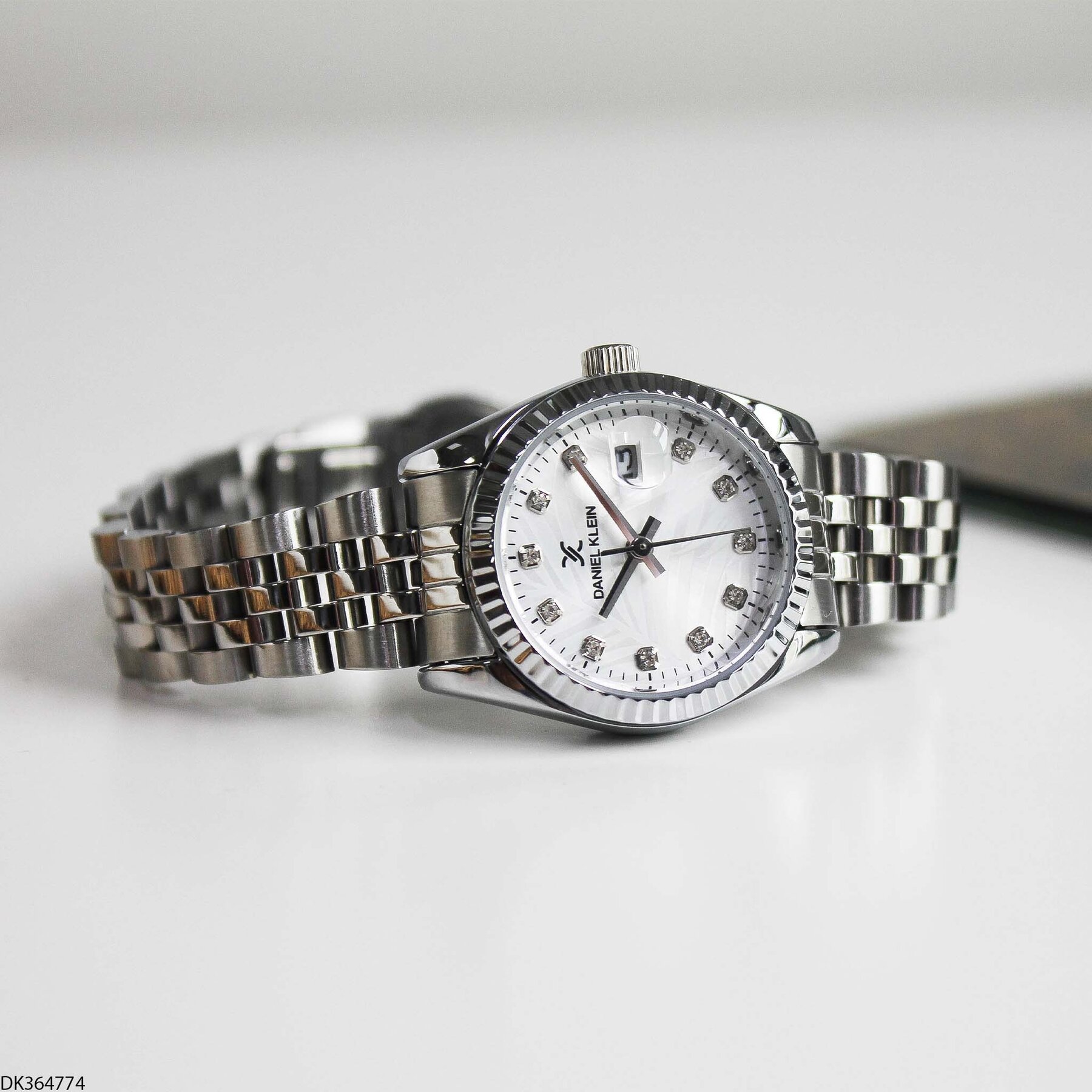 Daniel Klein DK327359 Leather Strap Women Watch