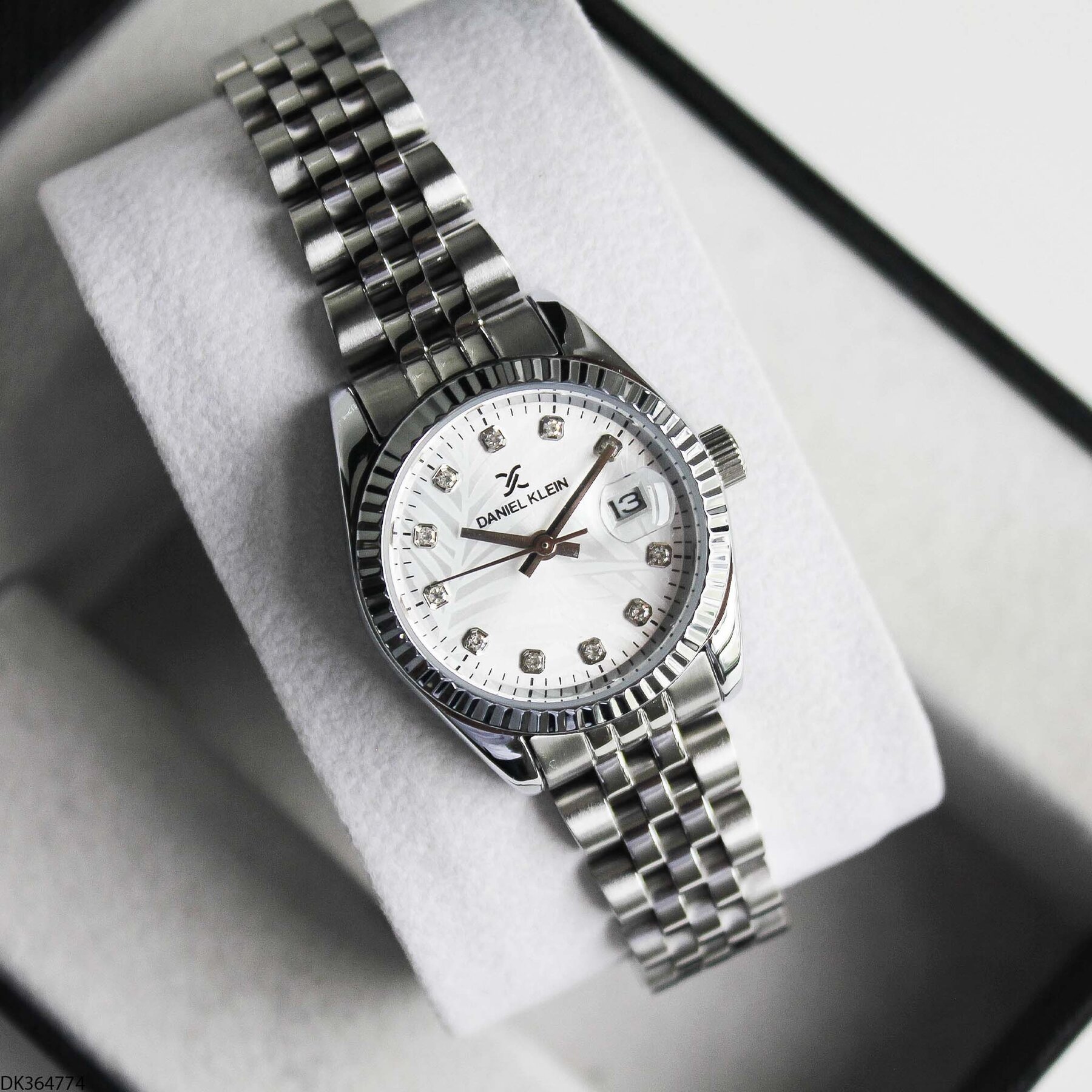 Daniel Klein DK327359 Leather Strap Women Watch