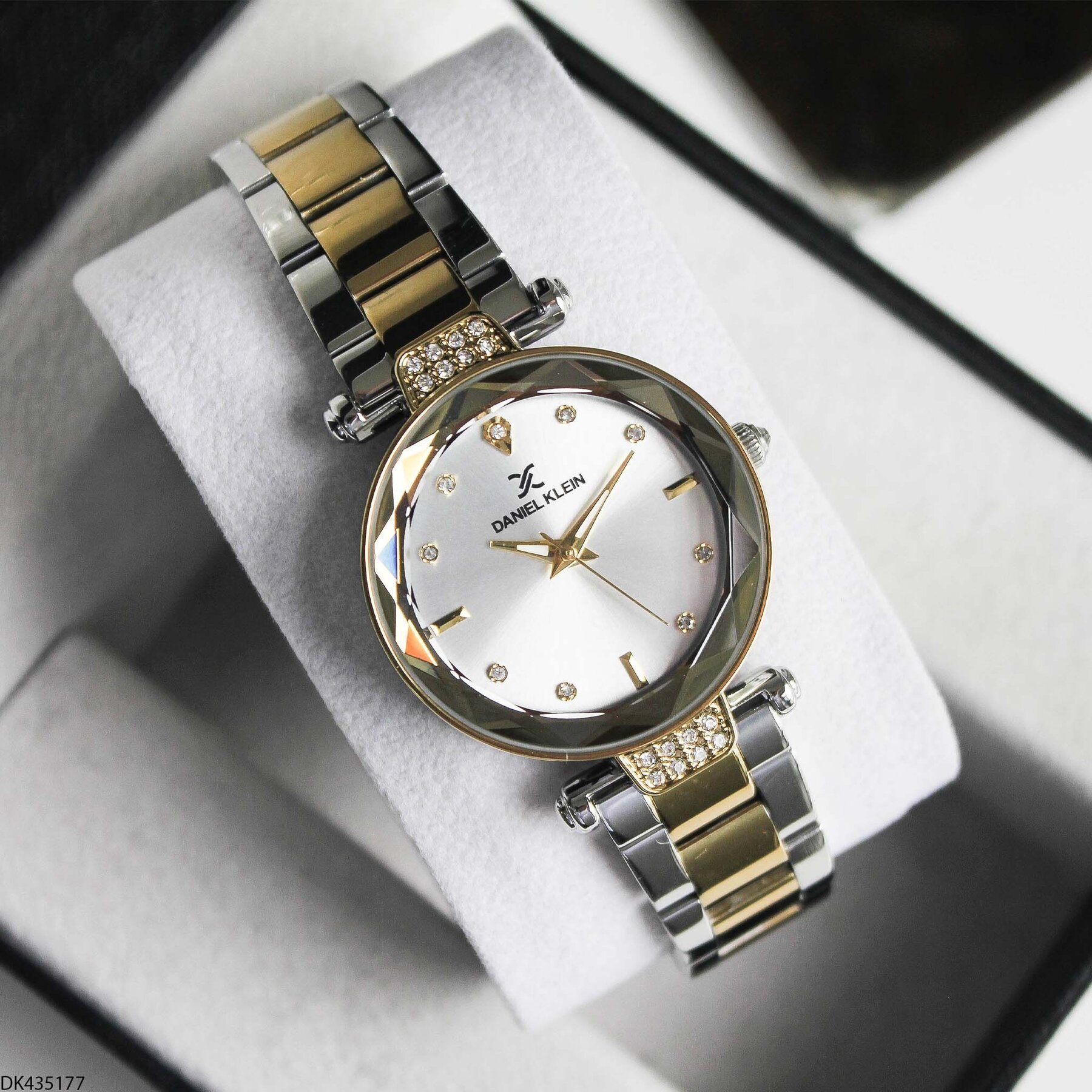 Daniel Klein DK327359 Leather Strap Women Watch