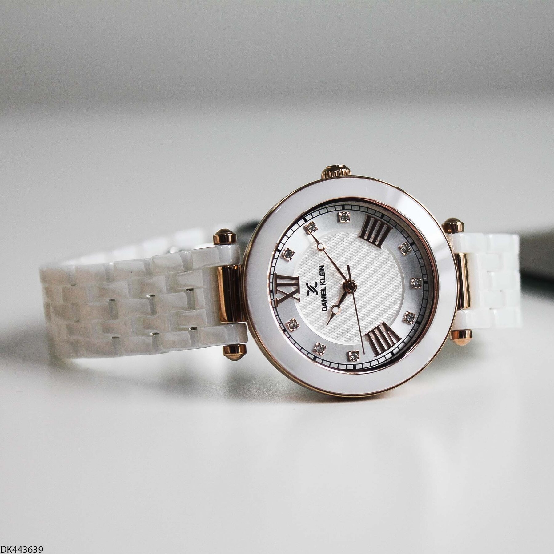 Daniel Klein DK327359 Leather Strap Women Watch