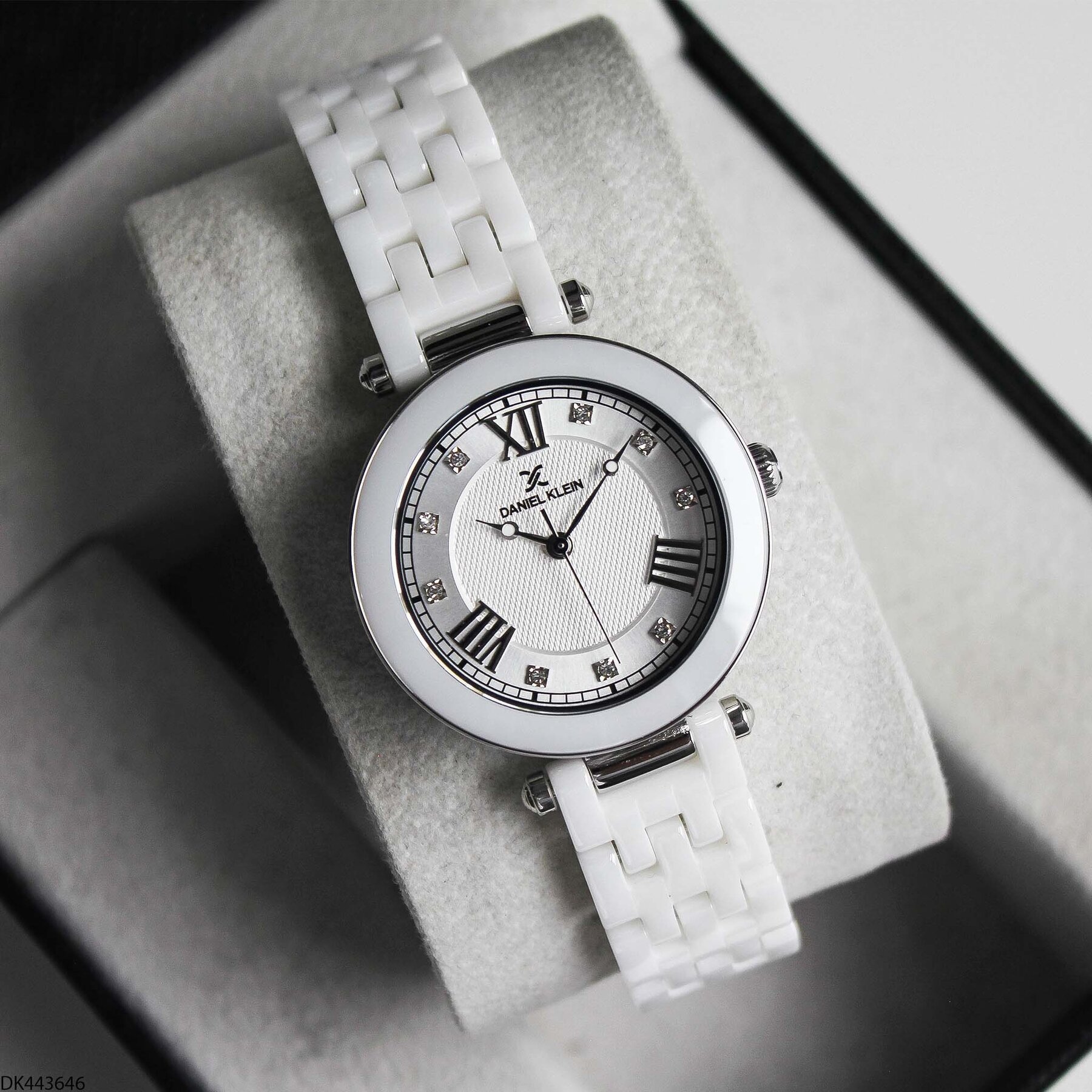 Daniel Klein DK327359 Leather Strap Women Watch