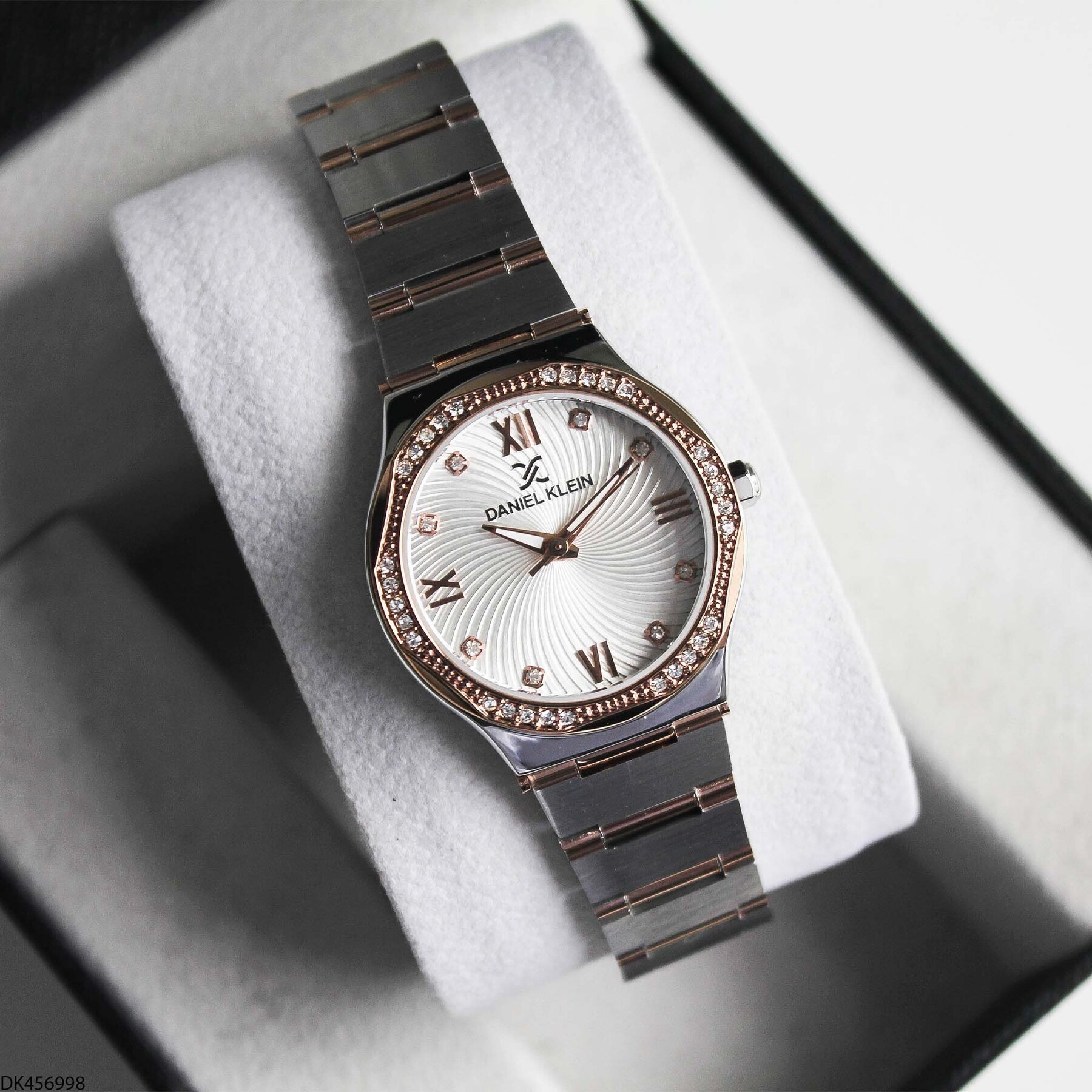 Daniel Klein DK327359 Leather Strap Women Watch