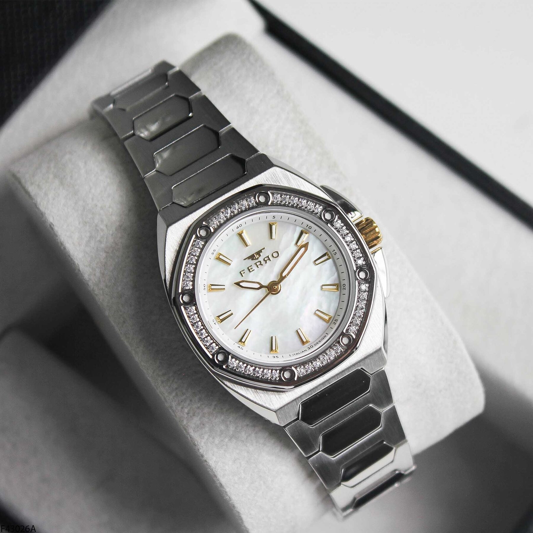 Ferro F43026A Steel Strap Women Watch