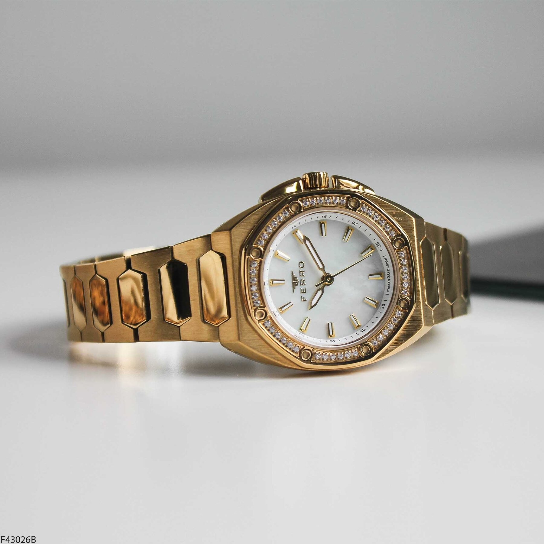 Ferro F43026B Steel Strap Women Watch