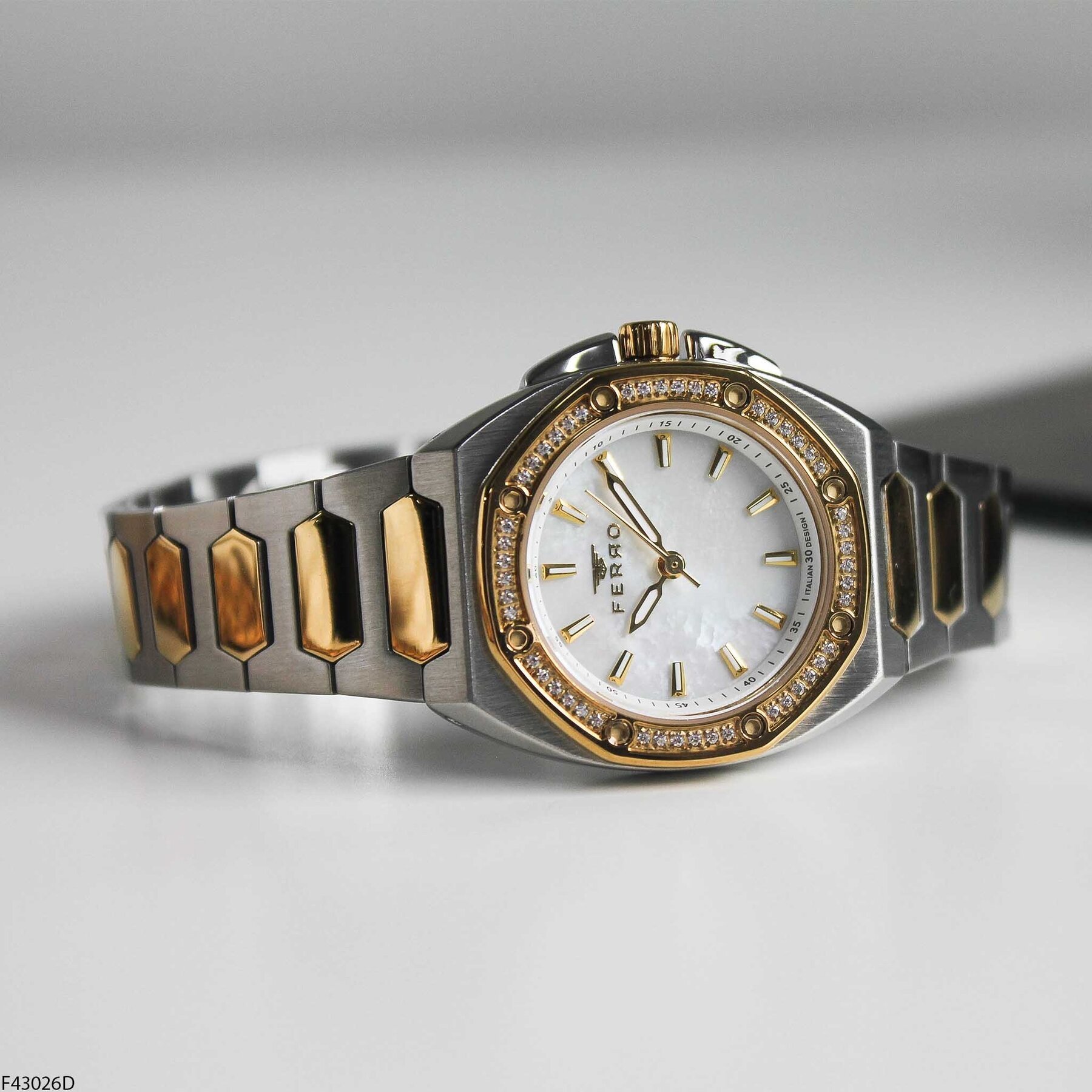 Ferro F43026D Steel Strap Women Watch