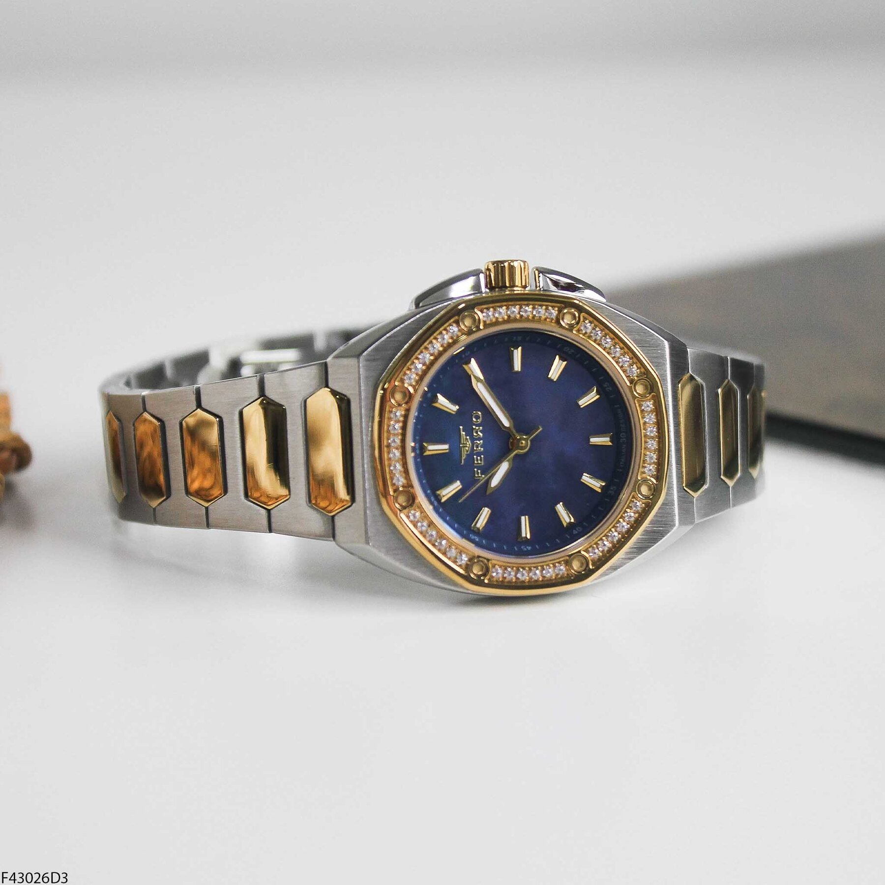 Ferro F43026D3 Steel Strap Women Watch