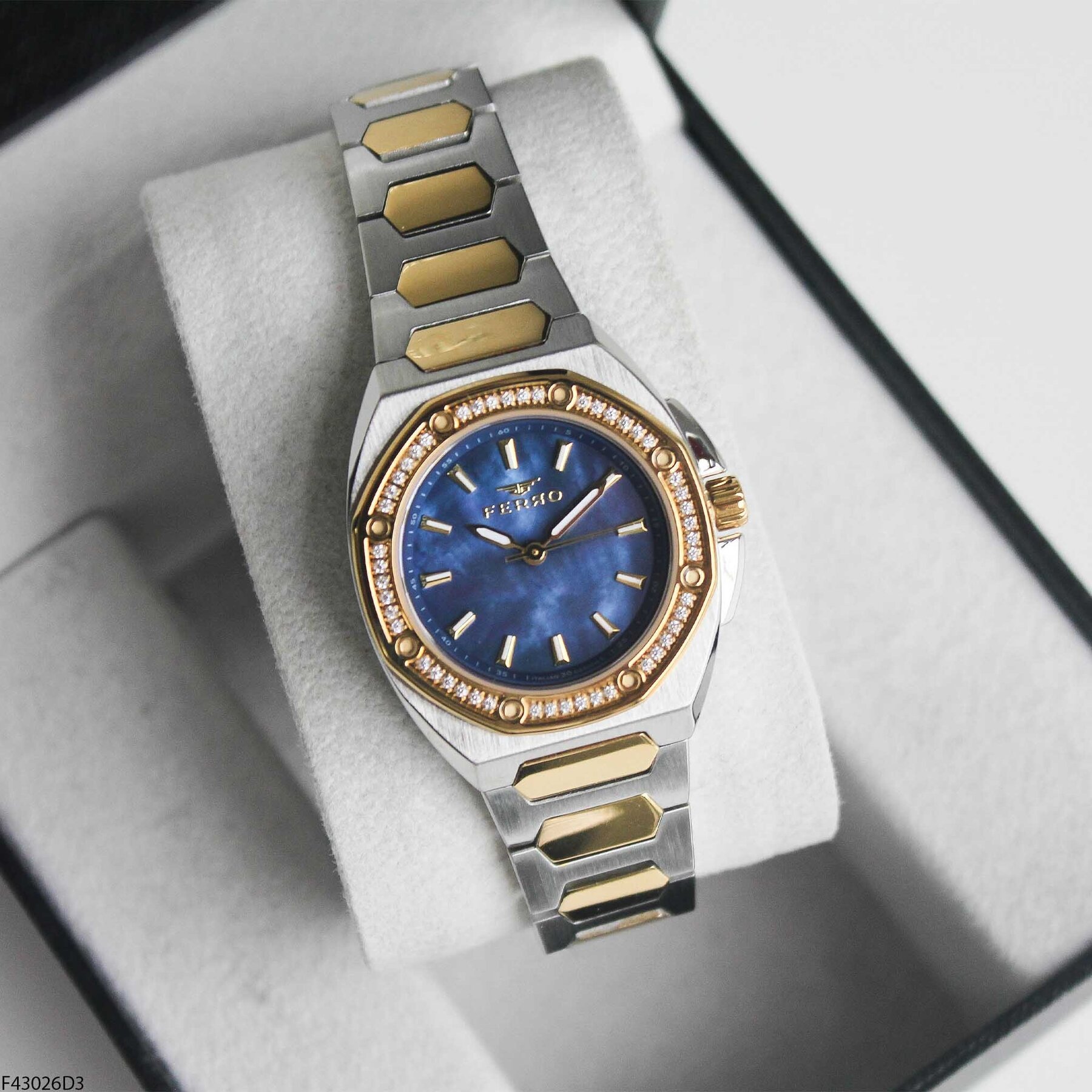 Ferro F43026D3 Steel Strap Women Watch