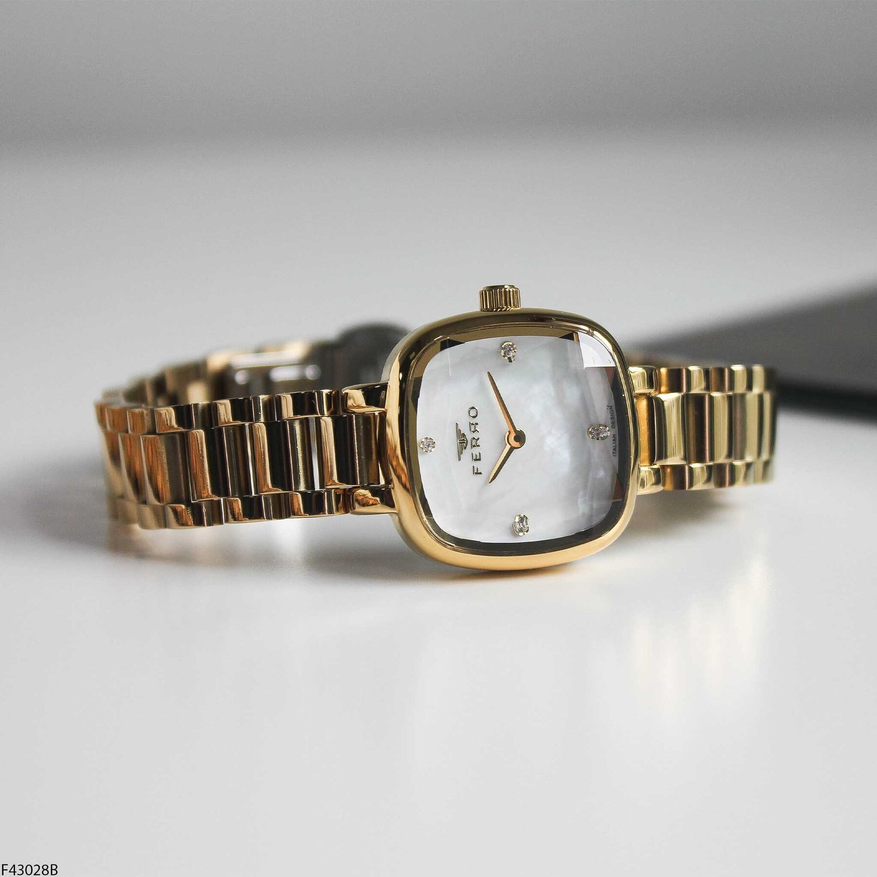 Ferro F43028B Steel Strap Women Watch