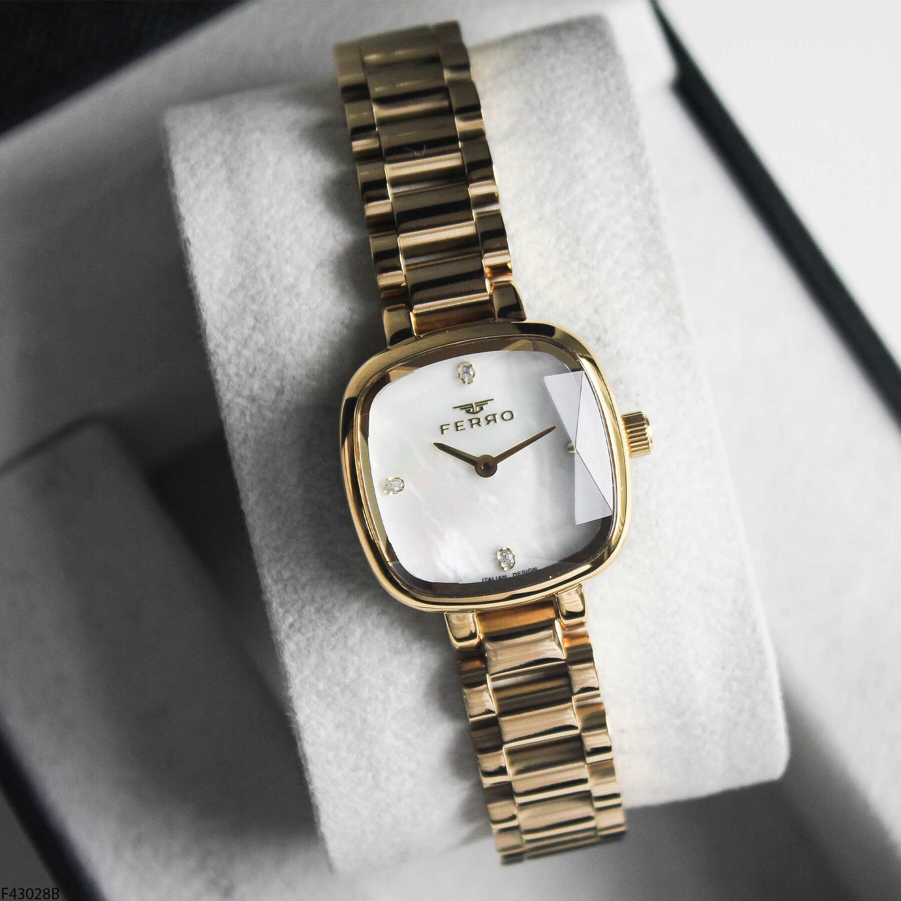 Ferro F43028B Steel Strap Women Watch