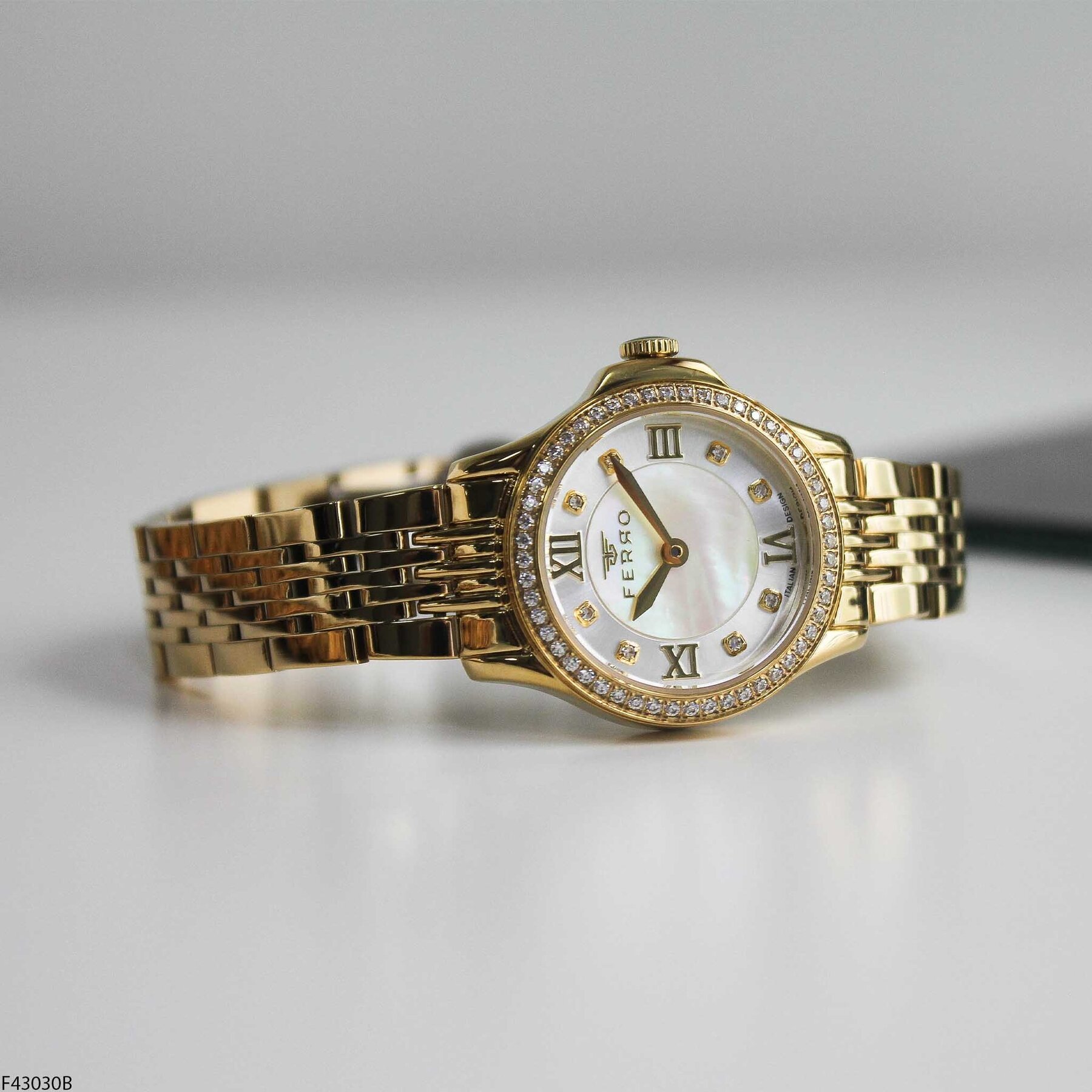 Ferro F43030B Steel Strap Women Watch