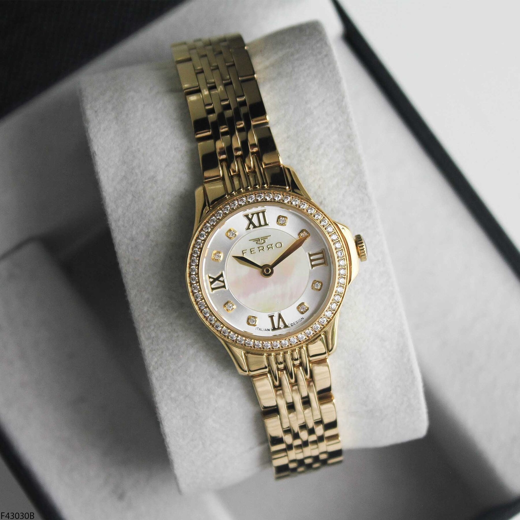 Ferro F43030B Steel Strap Women Watch