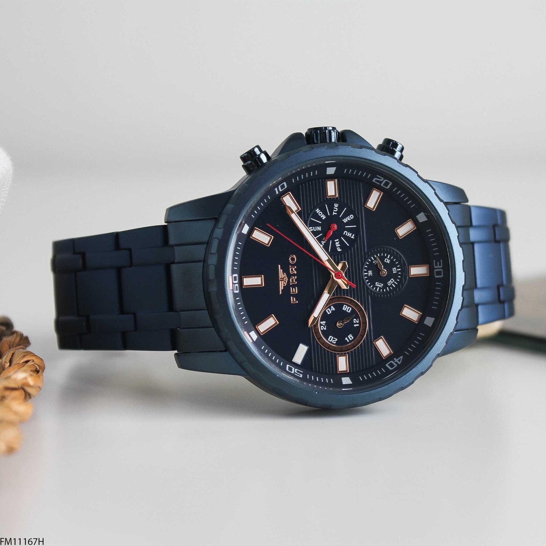 Ferro FM11167 Çelik Kordonlu Erkek Kol Saati