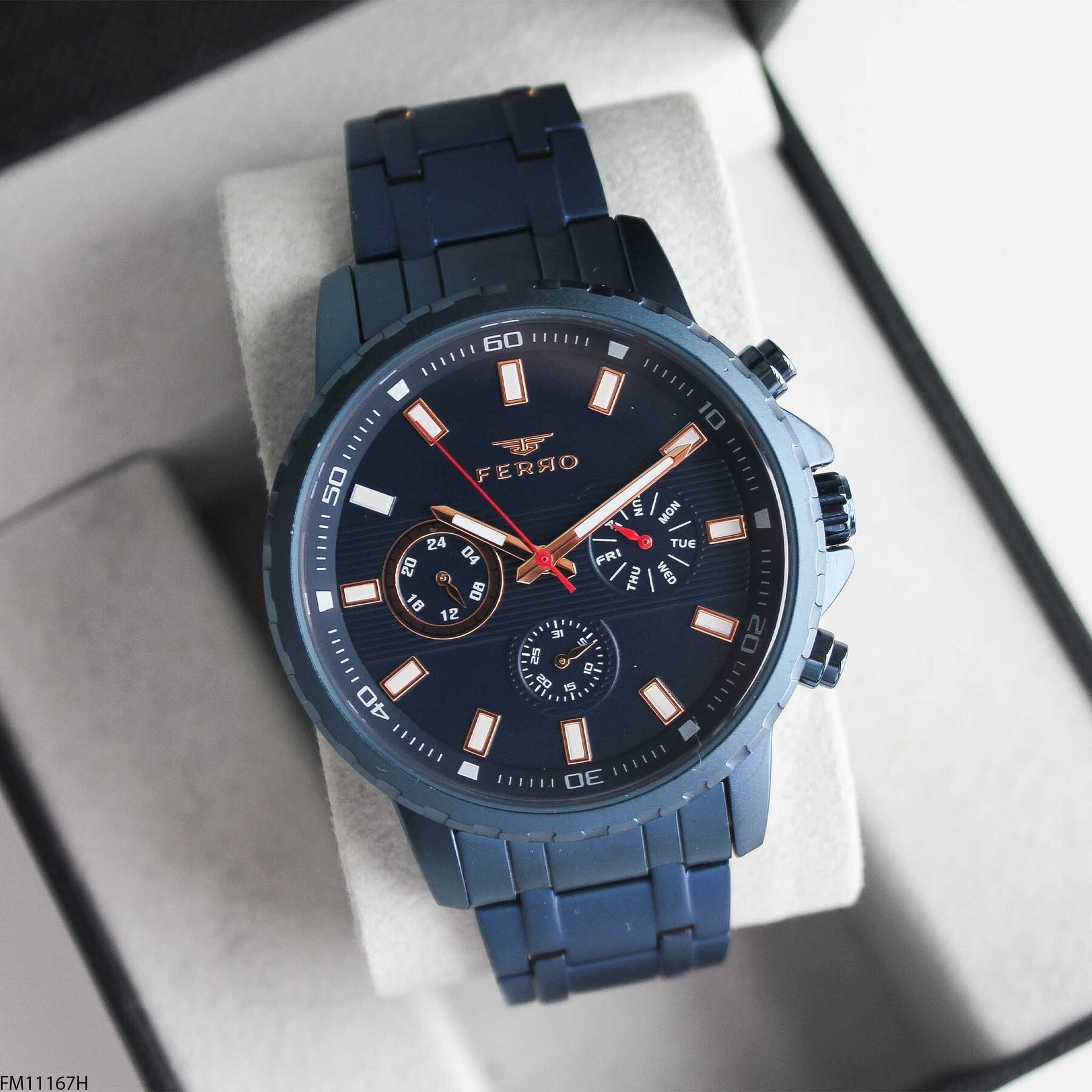 Ferro FM11167 Çelik Kordonlu Erkek Kol Saati