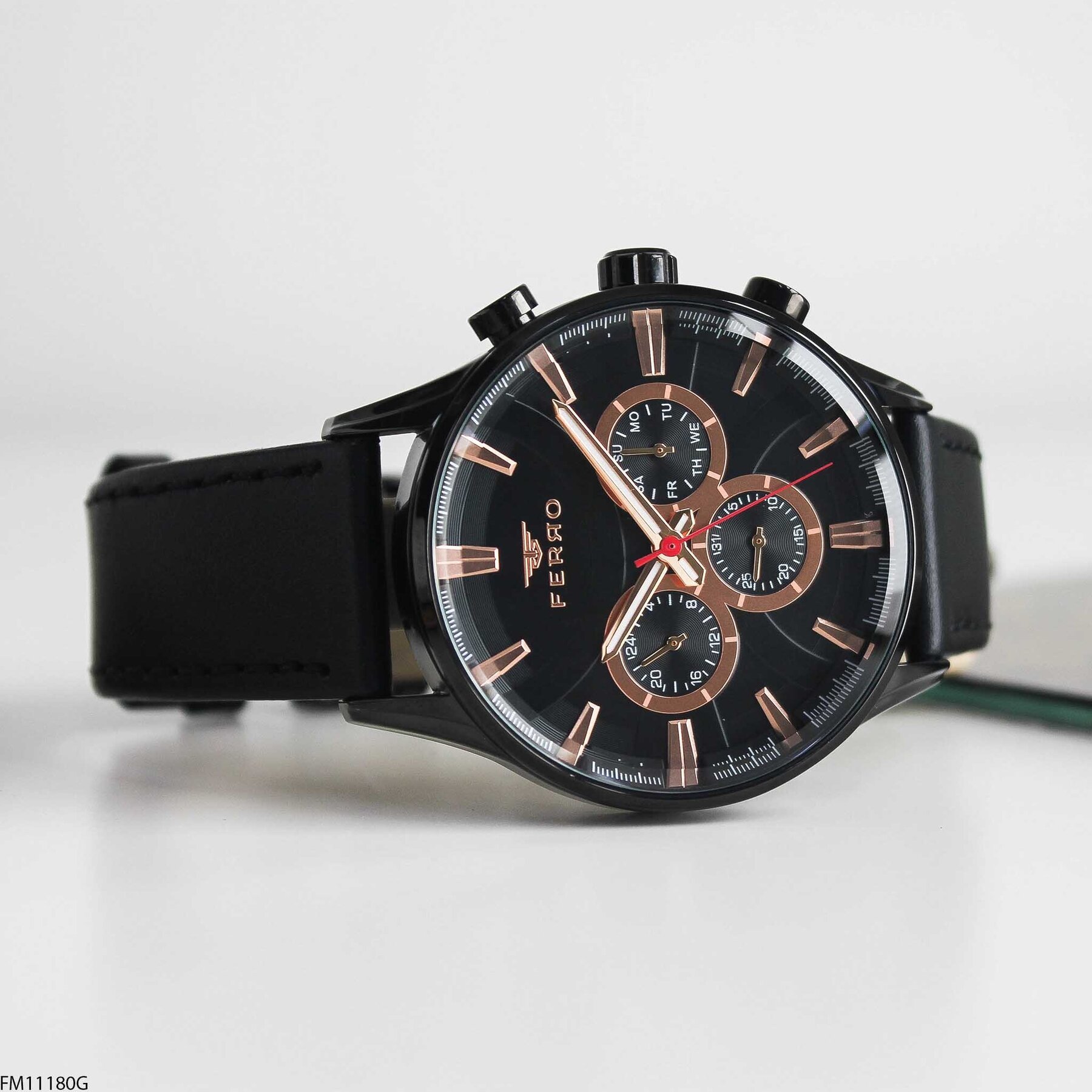 Ferro FM11180G Deri Kordonlu Erkek Kol Saati