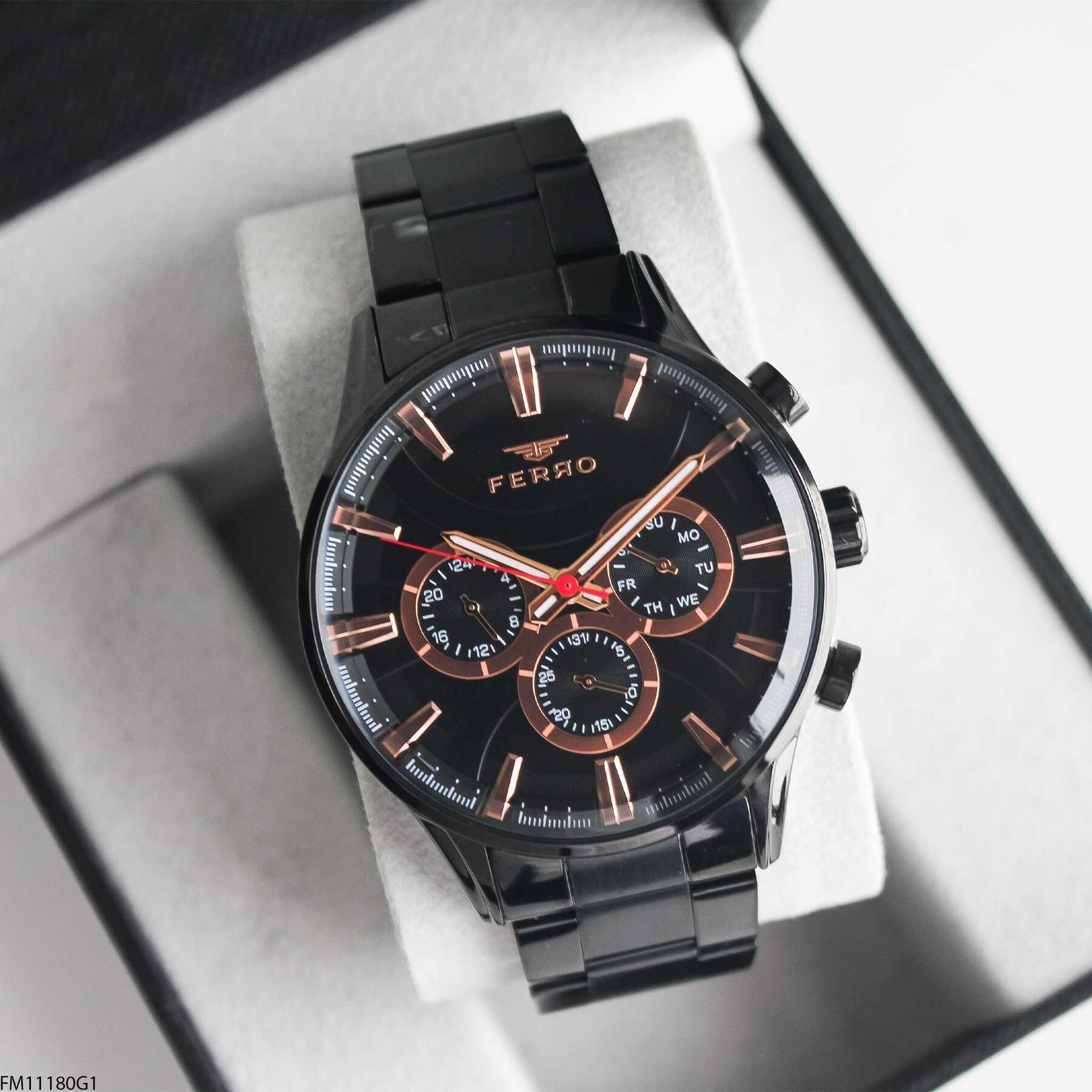 Ferro FM11180G1 Çelik Kordonlu Erkek Kol Saati