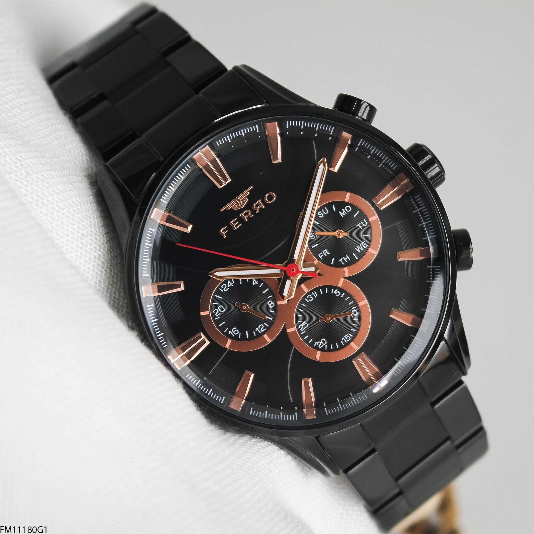 Ferro FM11180G1 Çelik Kordonlu Erkek Kol Saati