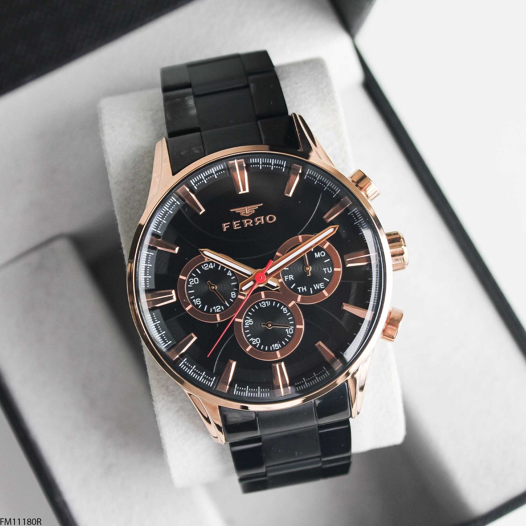 Ferro FM11180R Çelik Kordonlu Erkek Kol Saati