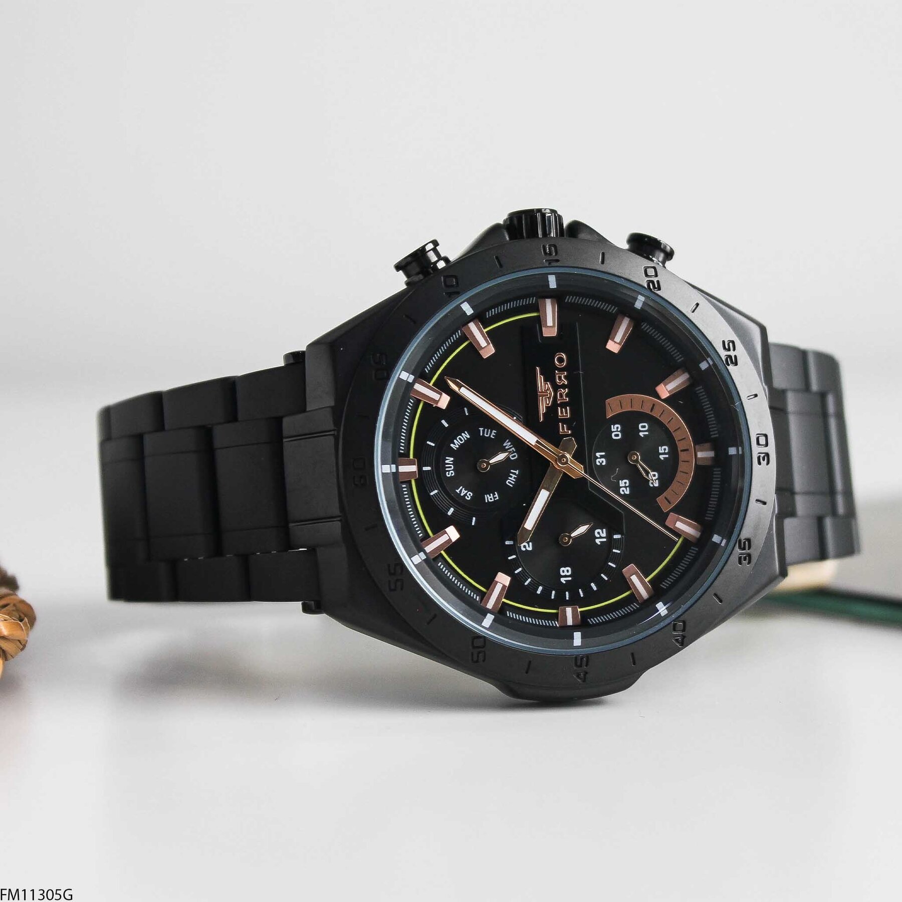 Ferro FM11305G Çelik Kordonlu Erkek Kol Saati