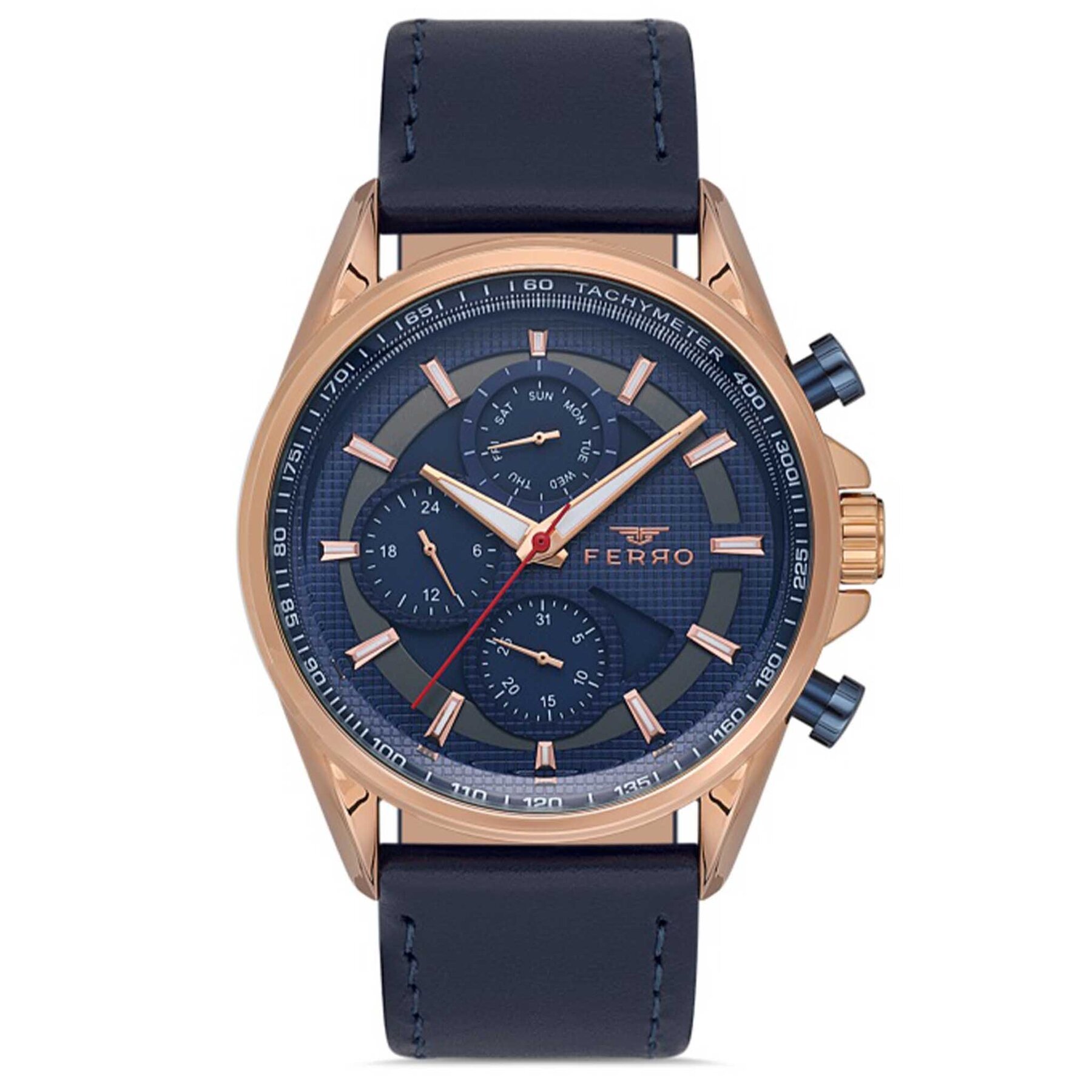 Ferro FM1803T Deri Kordonlu Erkek Kol Saati