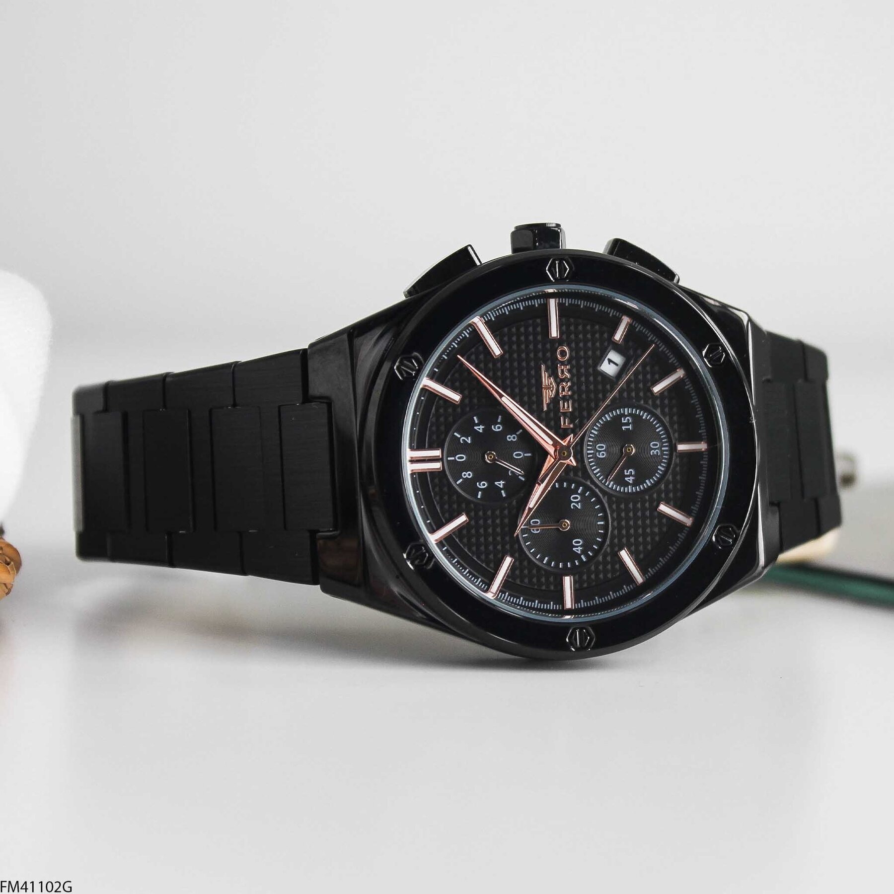 Ferro FM41102G Çelik Kordonlu Erkek Kol Saati