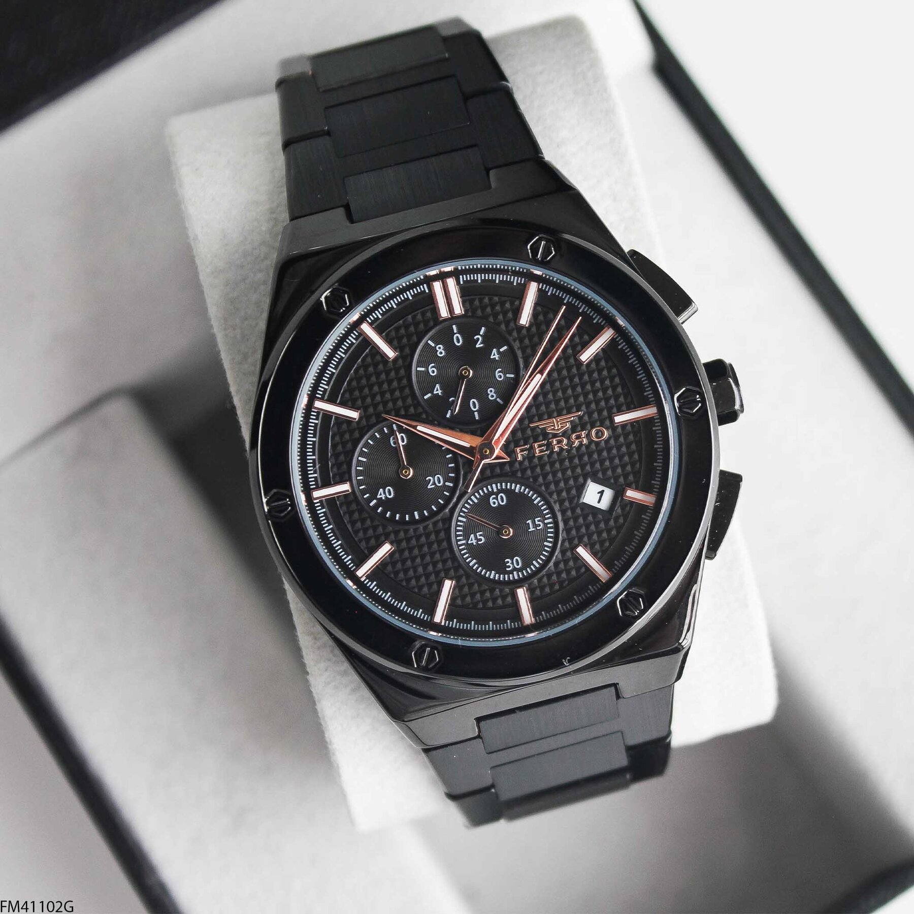 Ferro FM41102G Çelik Kordonlu Erkek Kol Saati