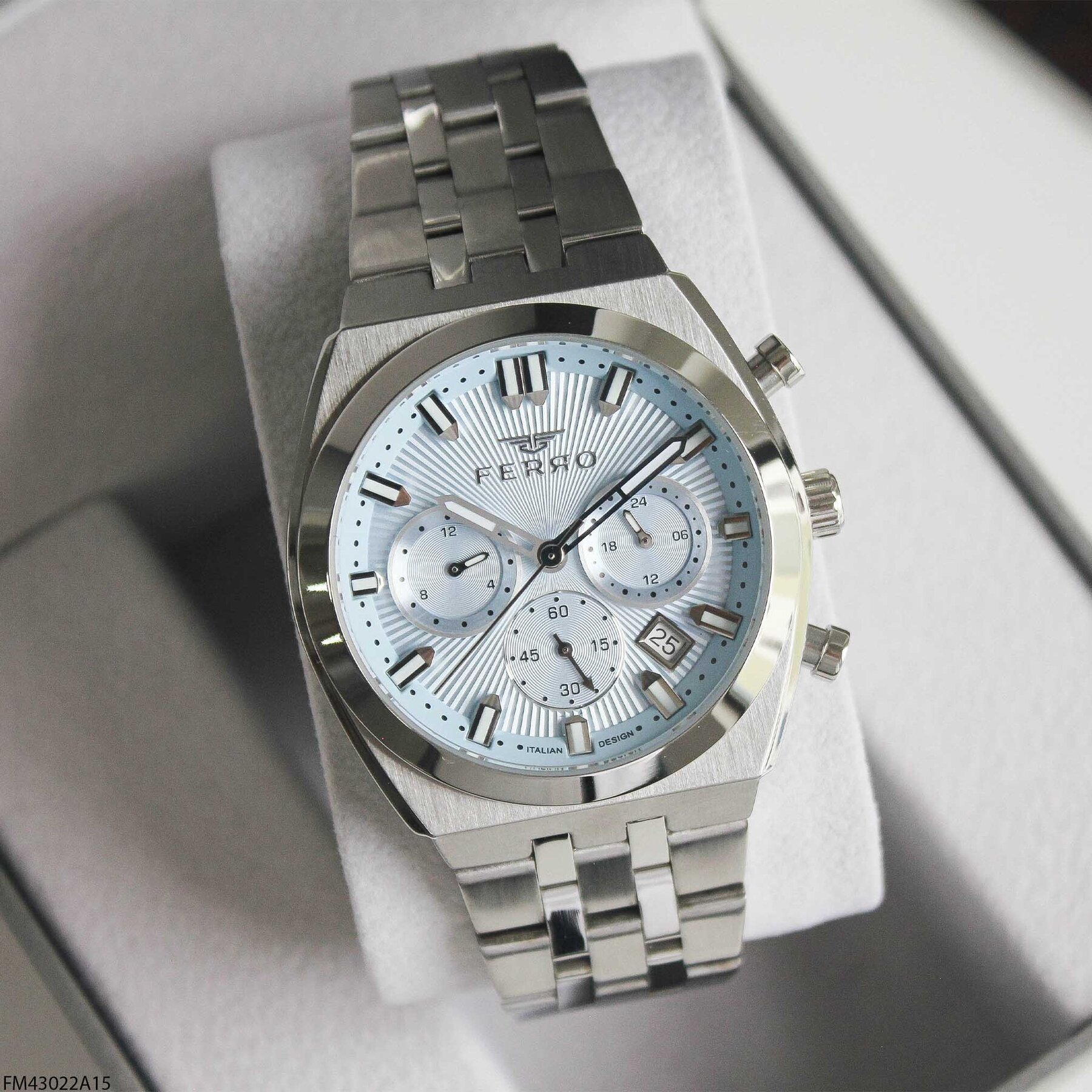 Ferro FM43022A15 Çelik Kordonlu Erkek Kol Saati