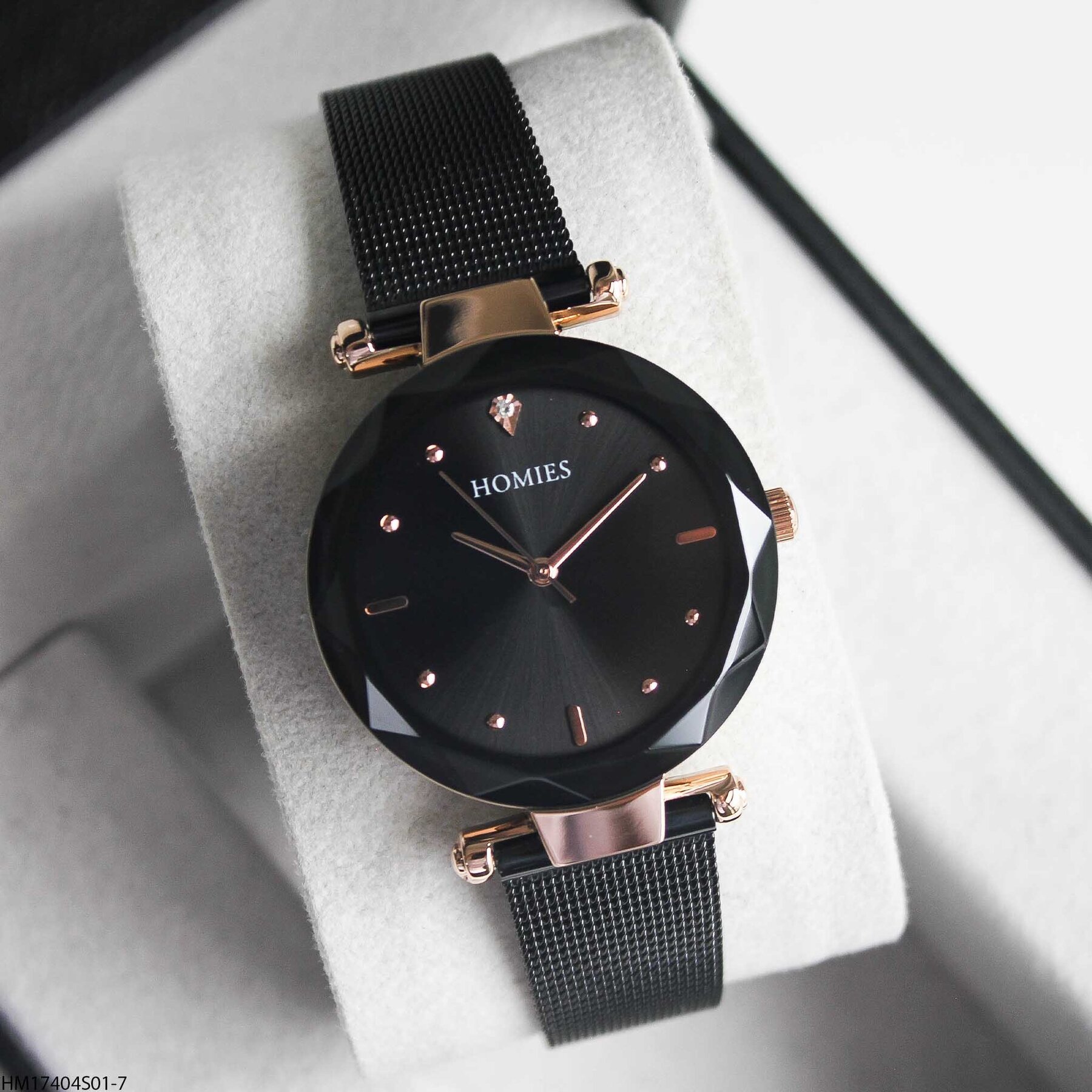 Homies HM17404S01-7  Çelik Hasır Kordonlu Kadın Kol Saati