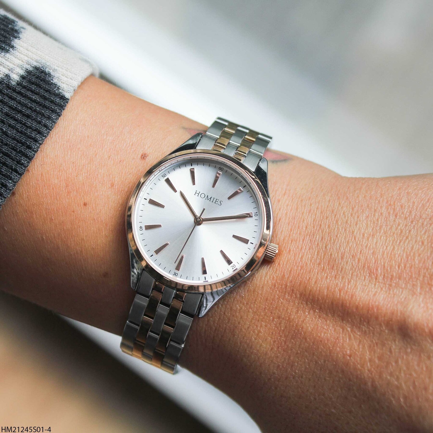 Homies HM21245S01-4 Çelik Kordonlu Kadın Kol Saati